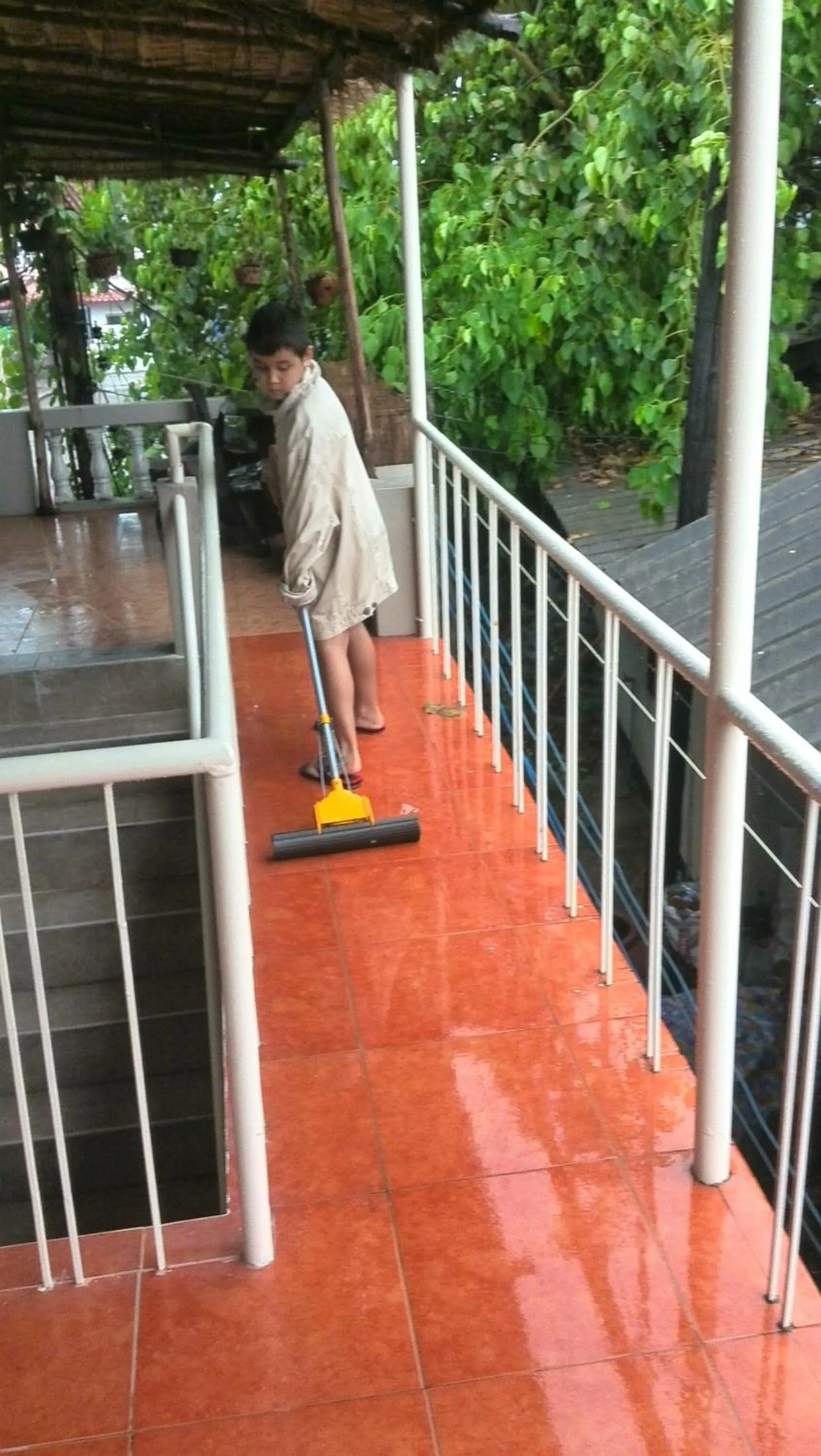 Balcony/Terrace in Tientong Guesthouse