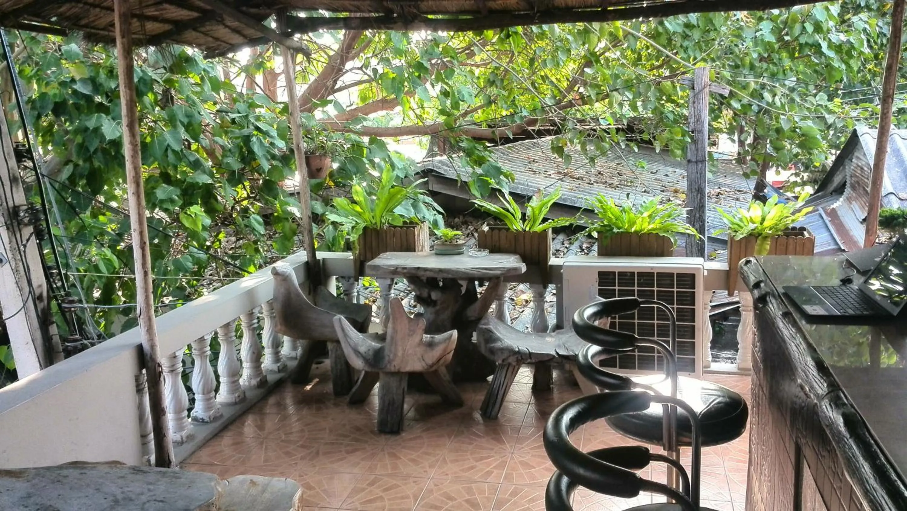 Balcony/Terrace in Tientong Guesthouse