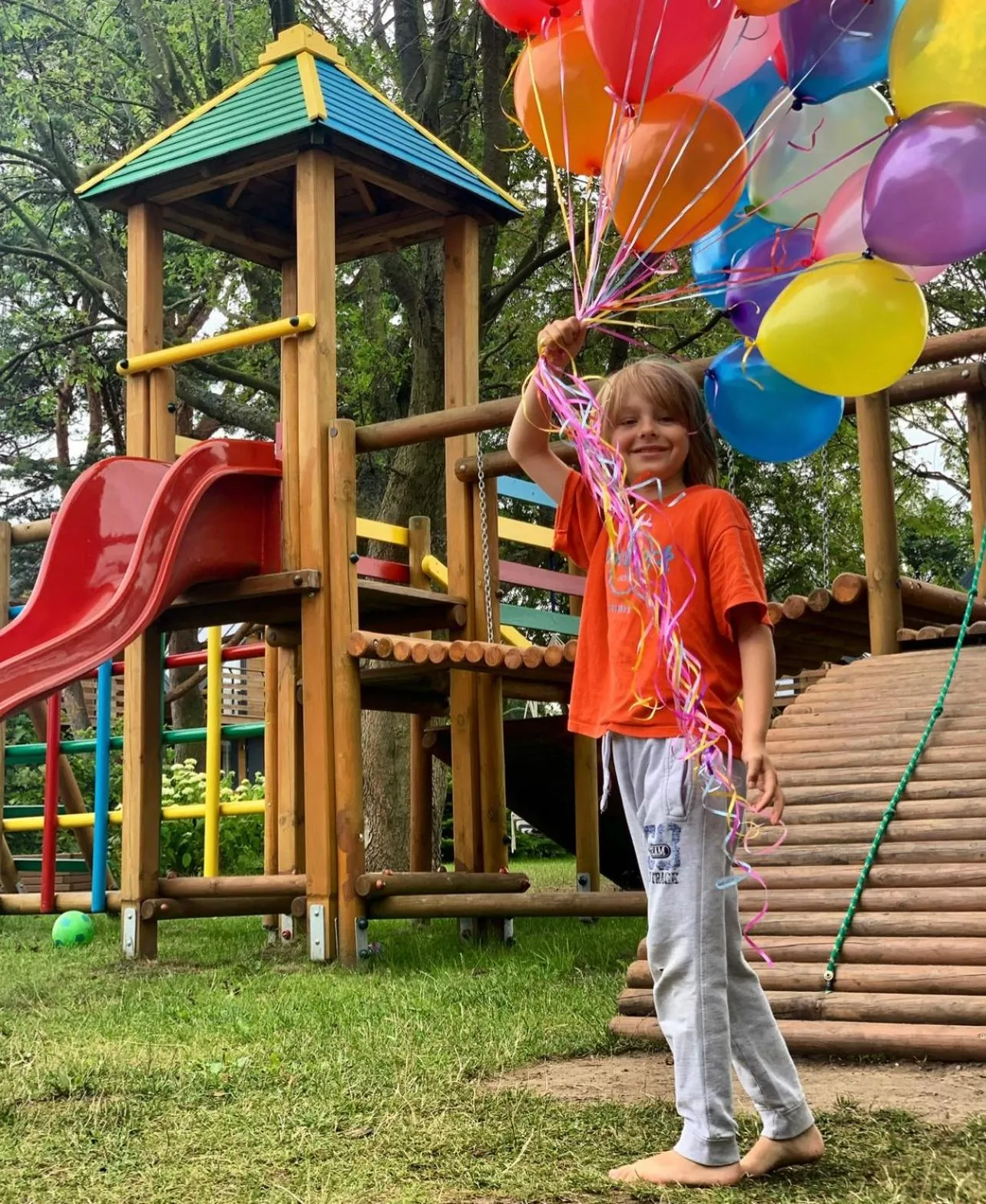 Children play ground in Domki Jasna Polana