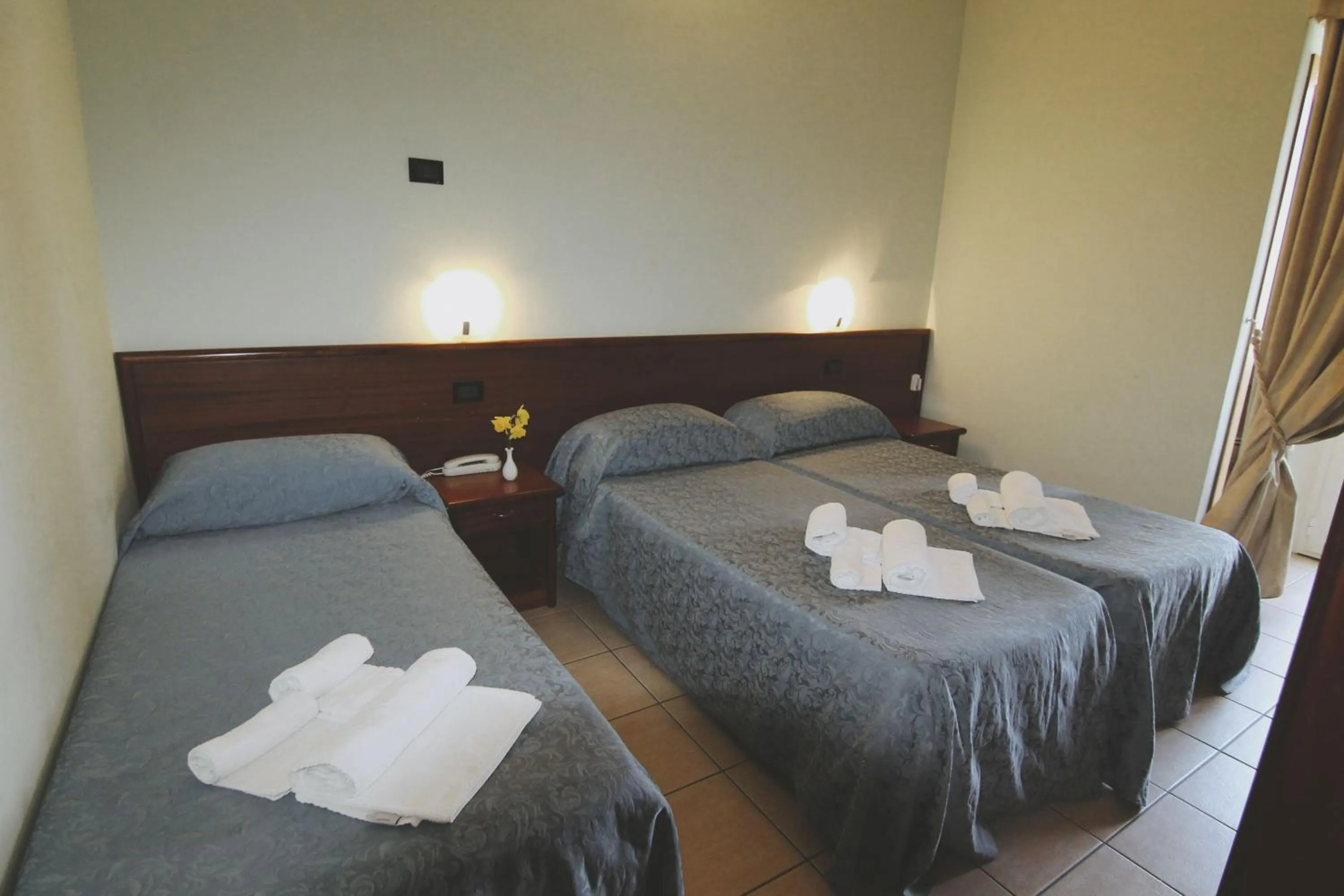 Bed in Hotel San Marco