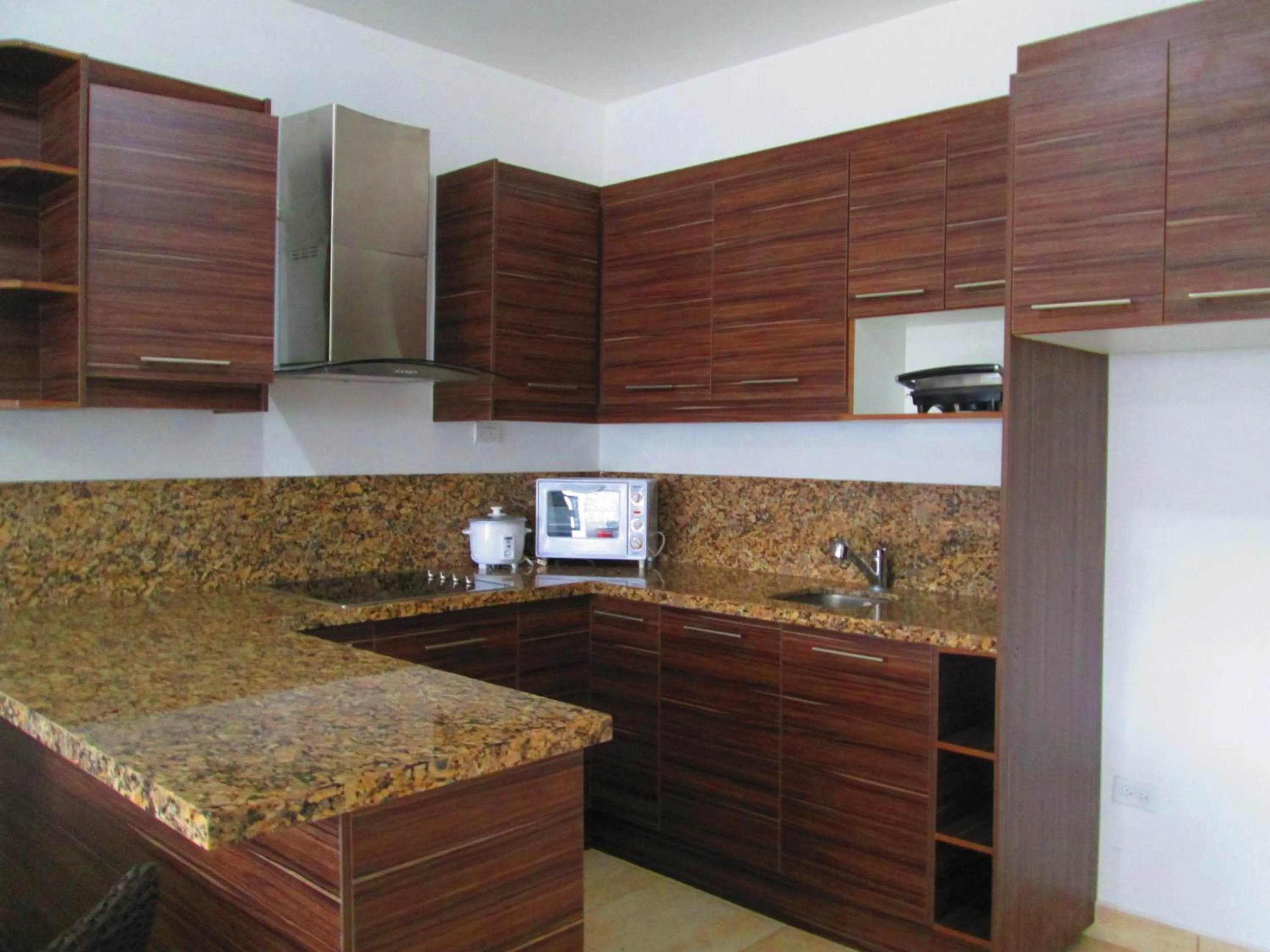 Kitchen or kitchenette in Ocean Blue Hotel