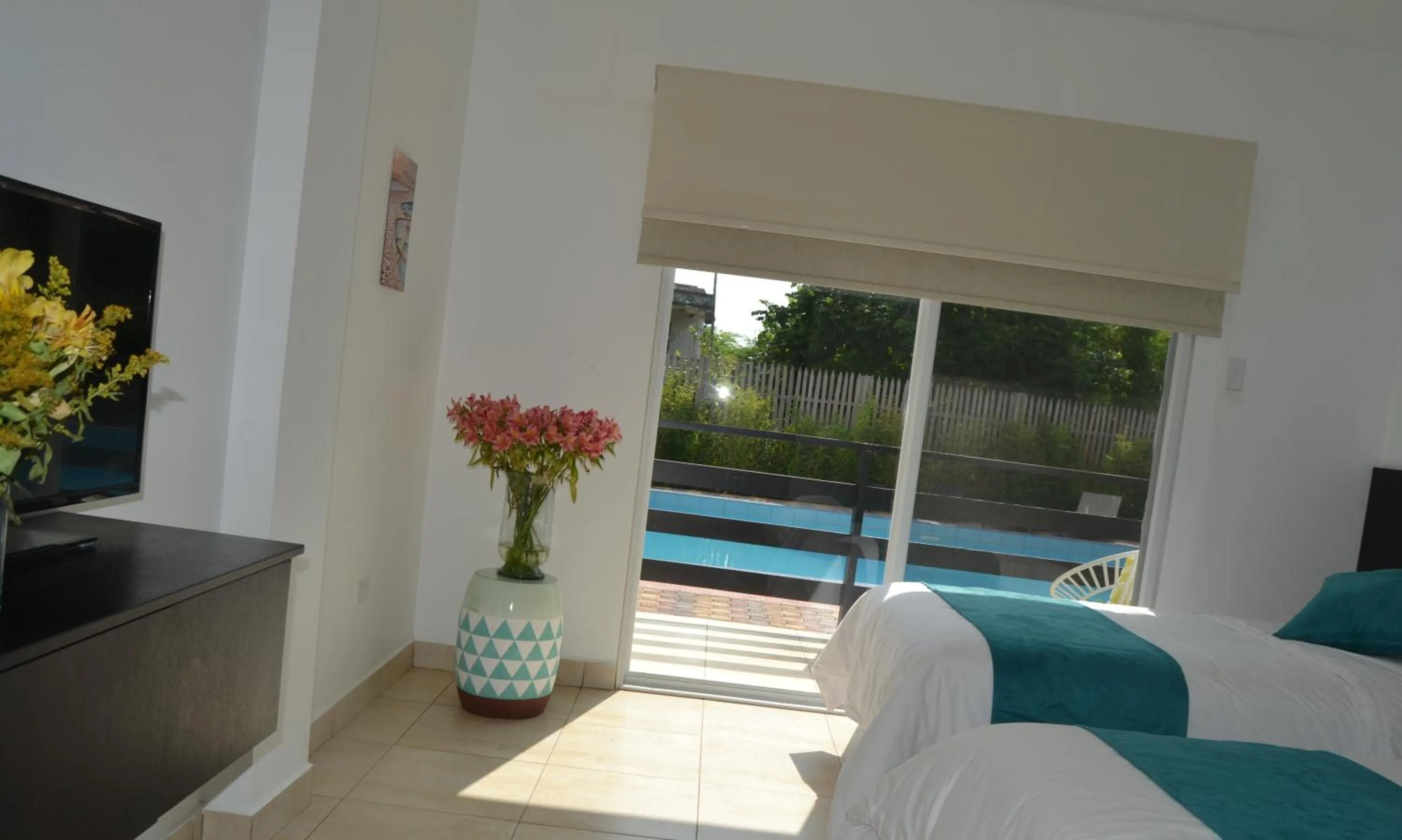 Photo of the whole room in Ocean Blue Hotel