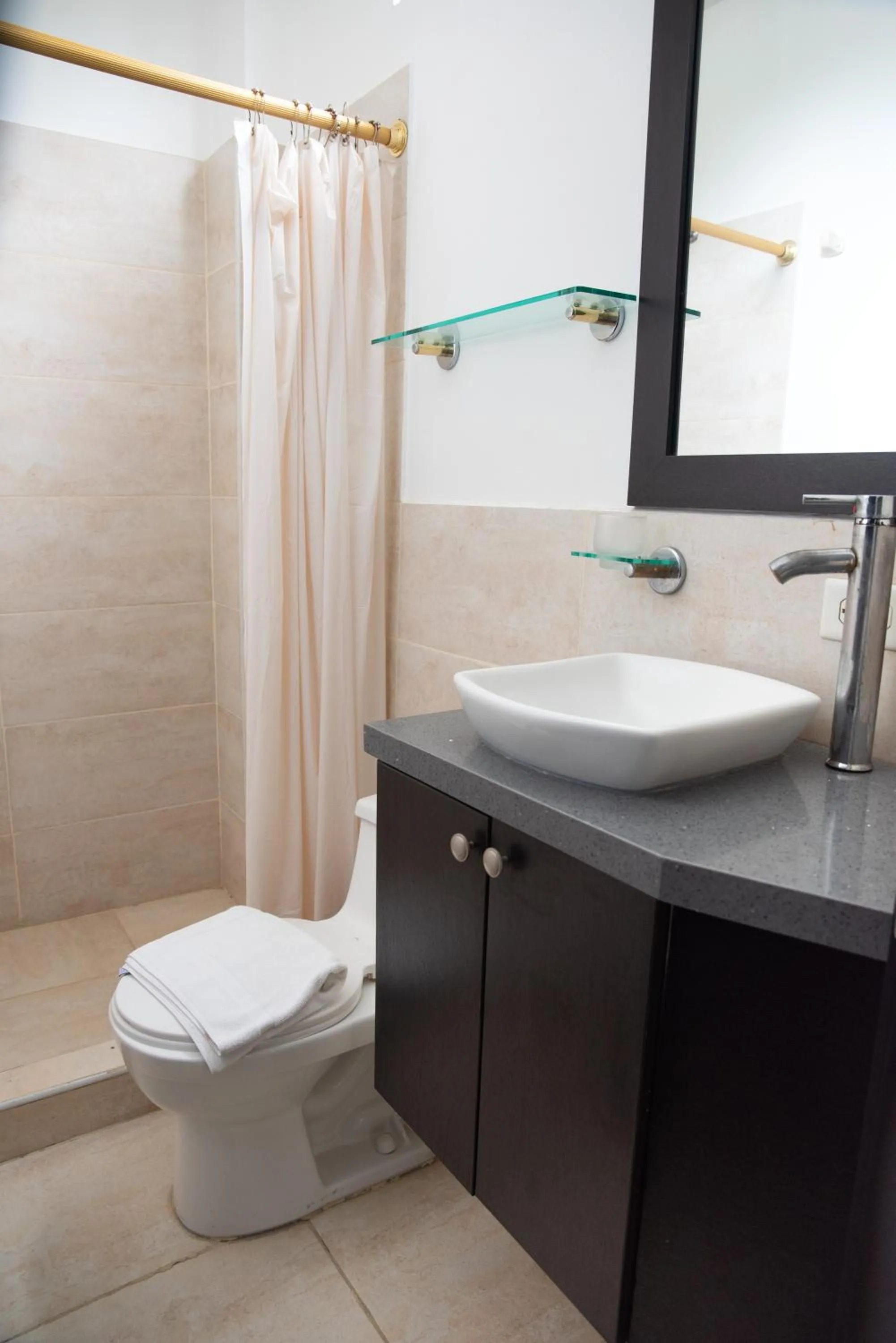 Shower in Ocean Blue Hotel