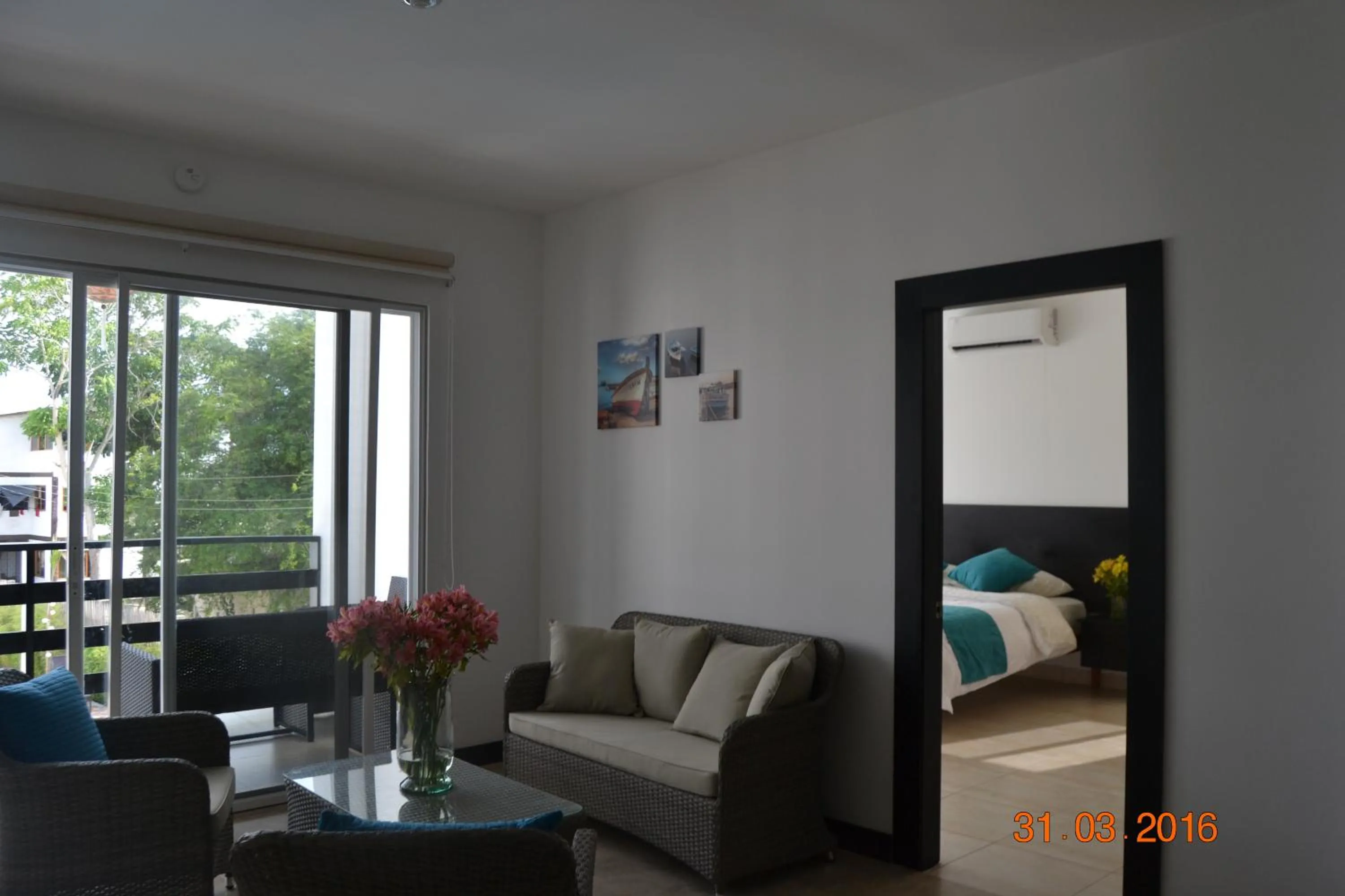 Balcony/Terrace in Ocean Blue Hotel