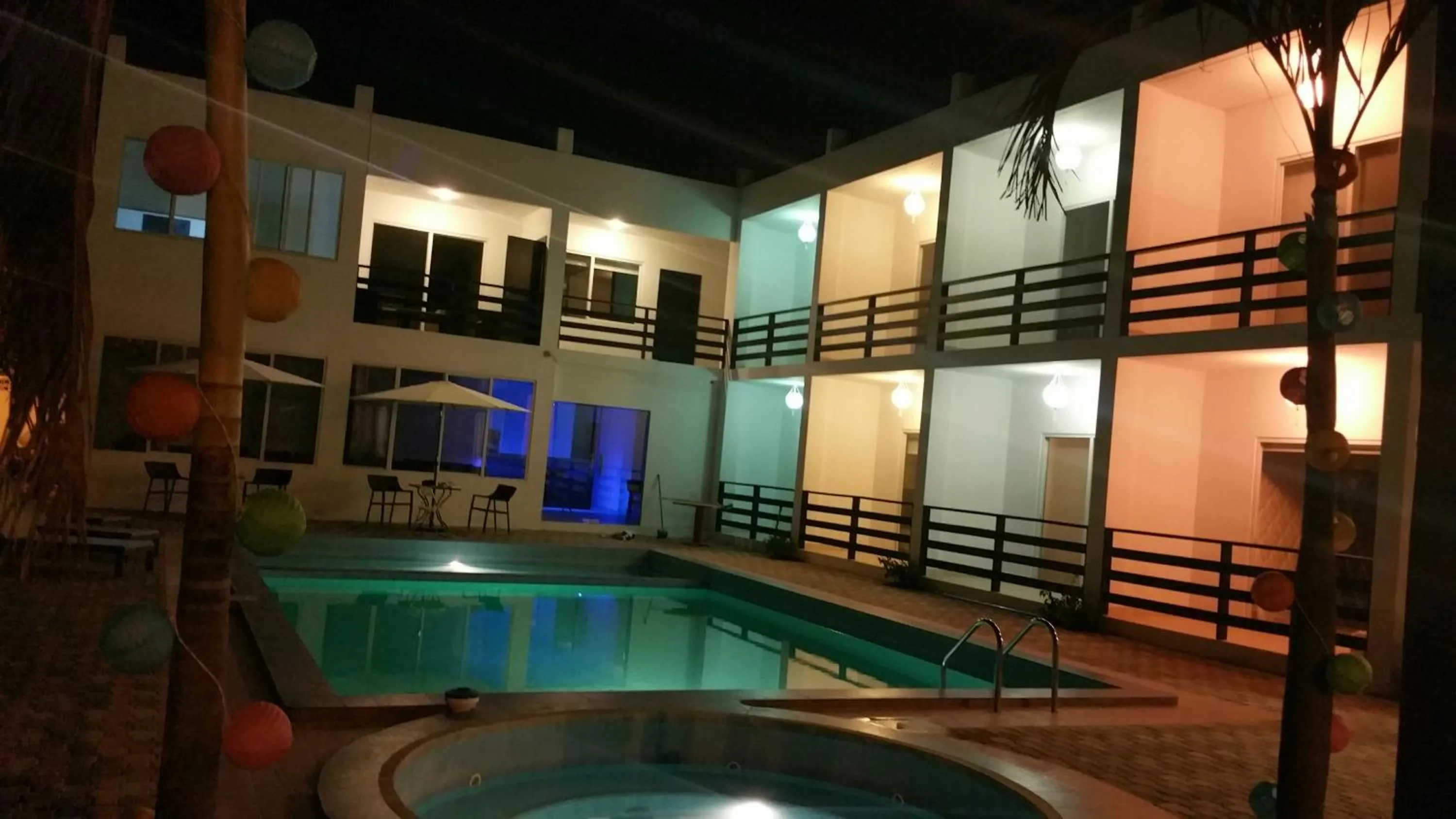 Swimming pool in Ocean Blue Hotel