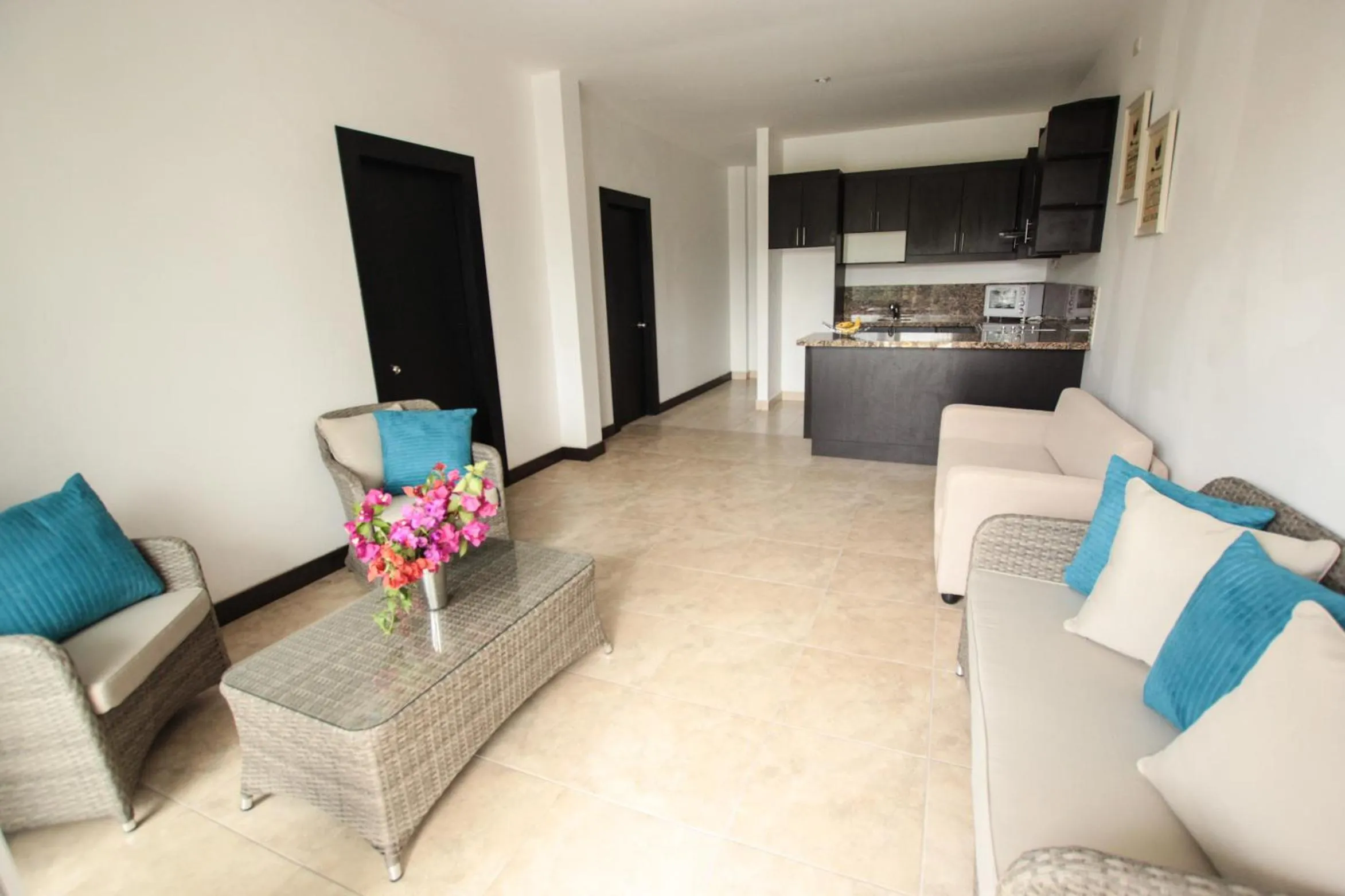 Living room in Ocean Blue Hotel