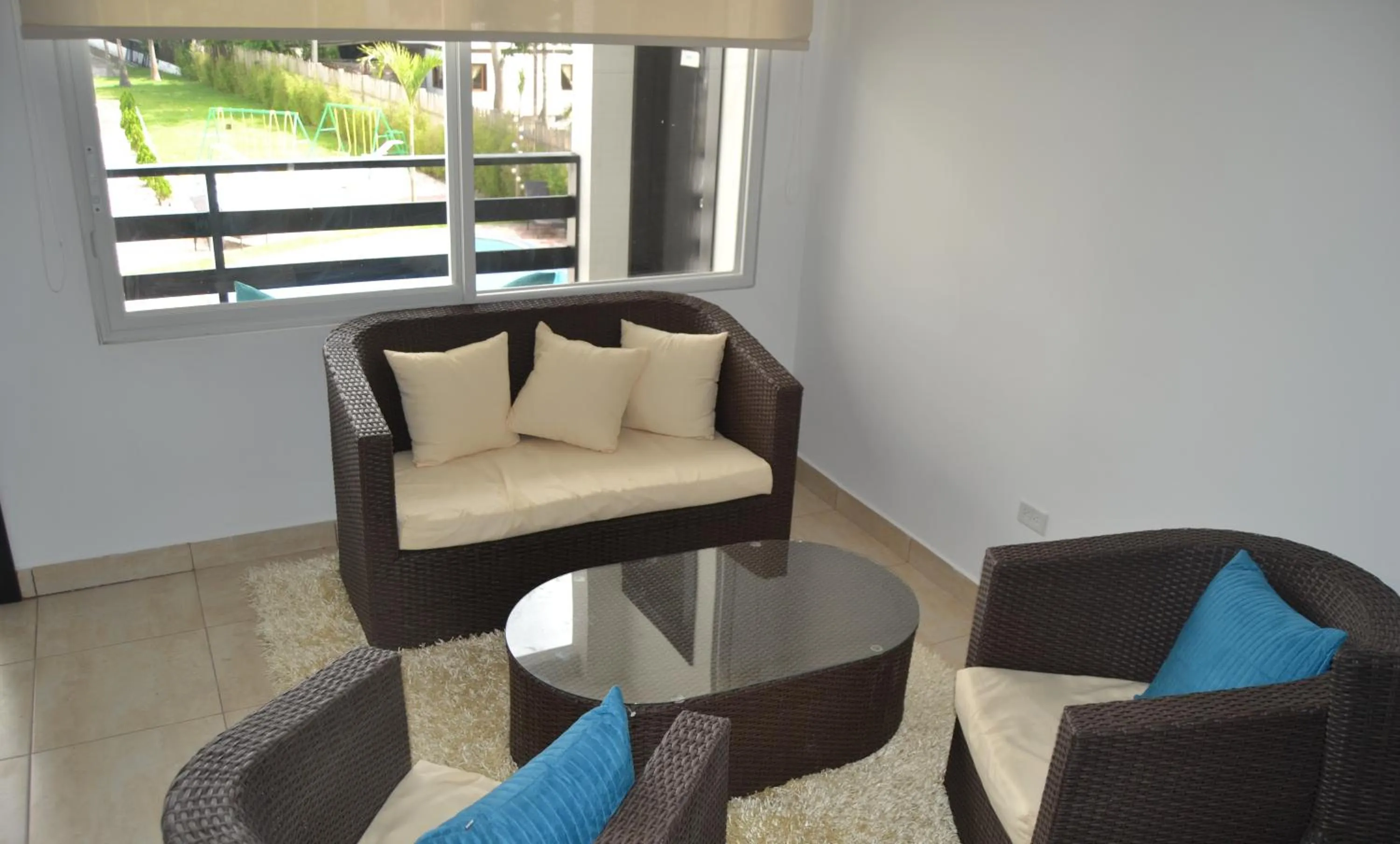 Living room in Ocean Blue Hotel