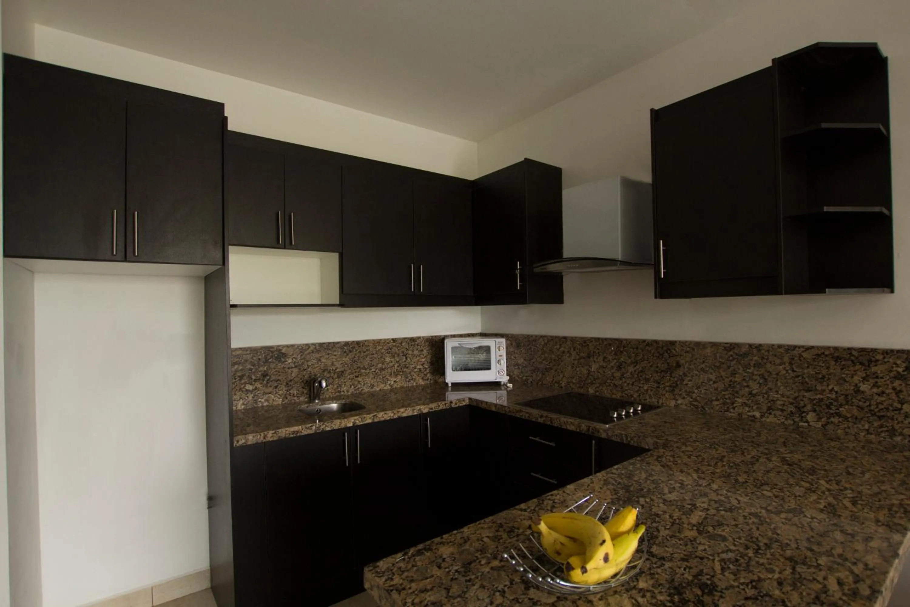 Kitchen or kitchenette in Ocean Blue Hotel