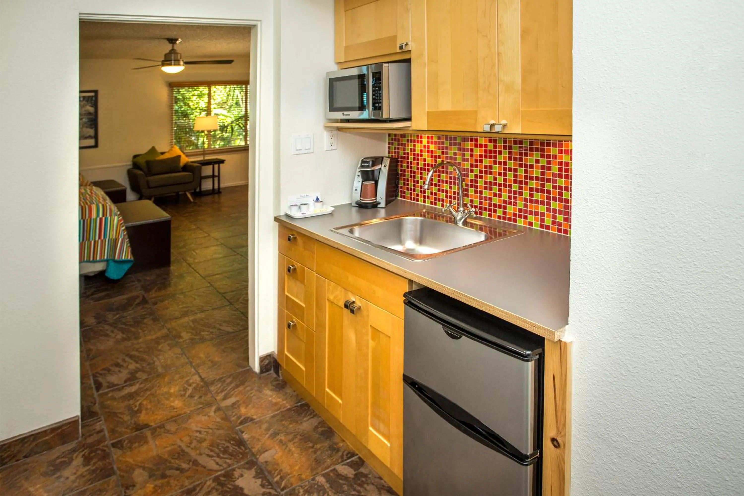 Kitchen or kitchenette in Desert Riviera Hotel