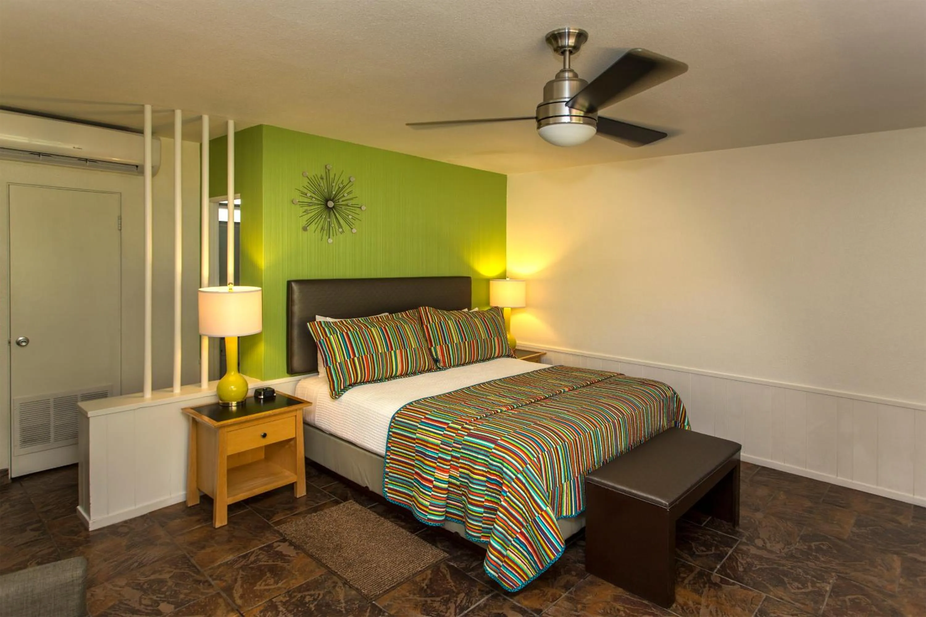 Bed in Desert Riviera Hotel