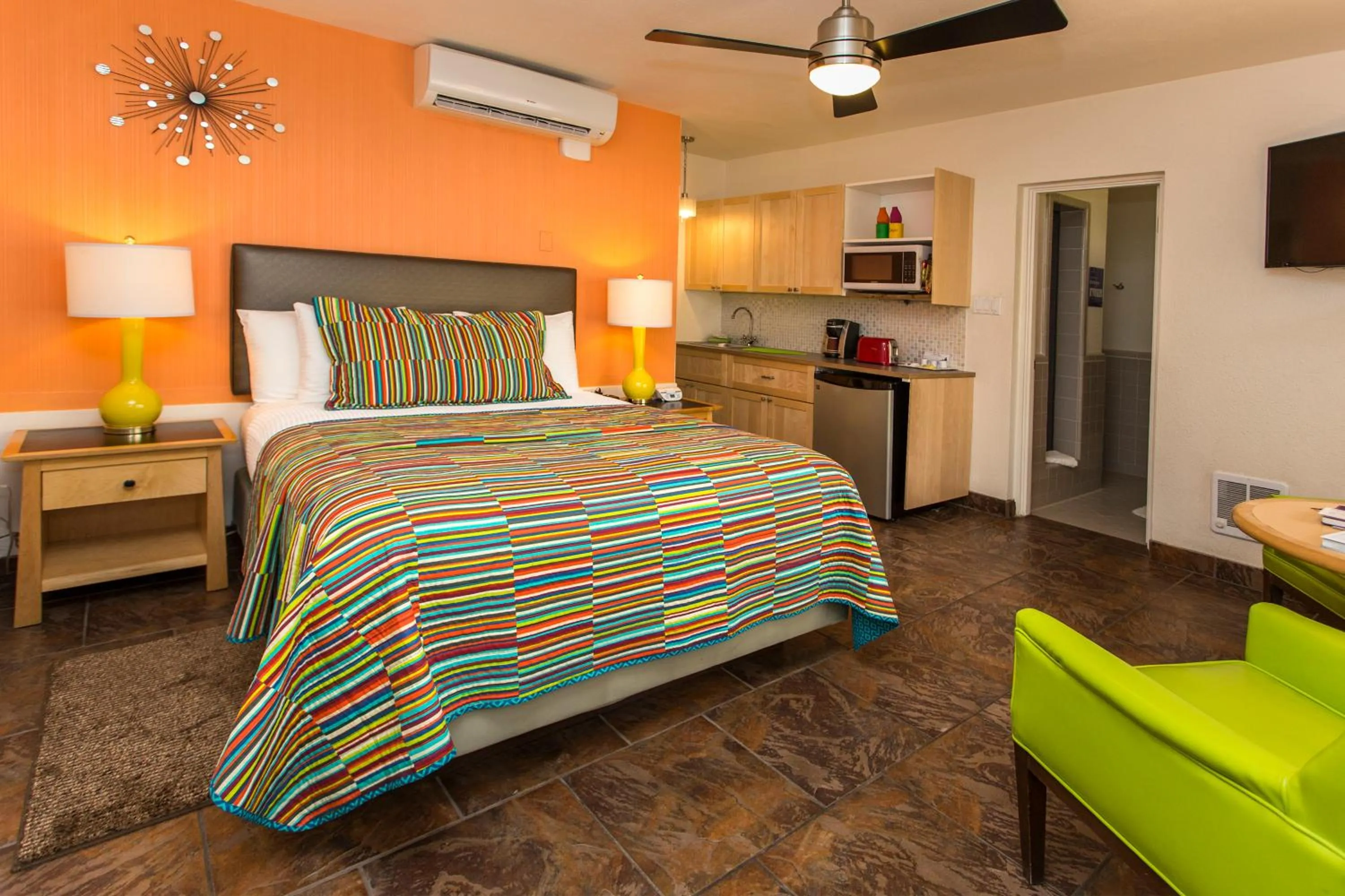 Bed in Desert Riviera Hotel