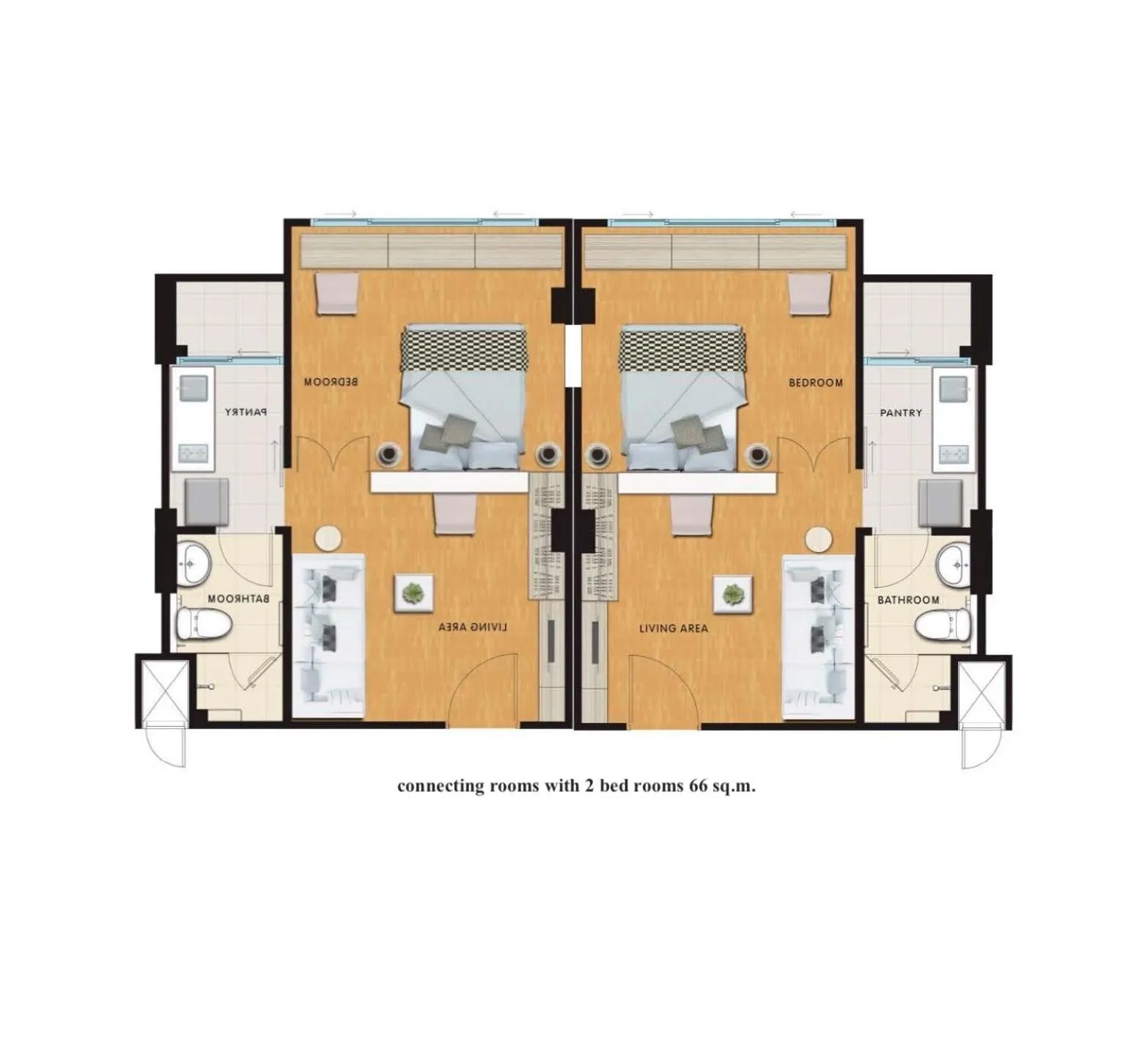 Floor plan in Hill Myna Condotel Official Account
