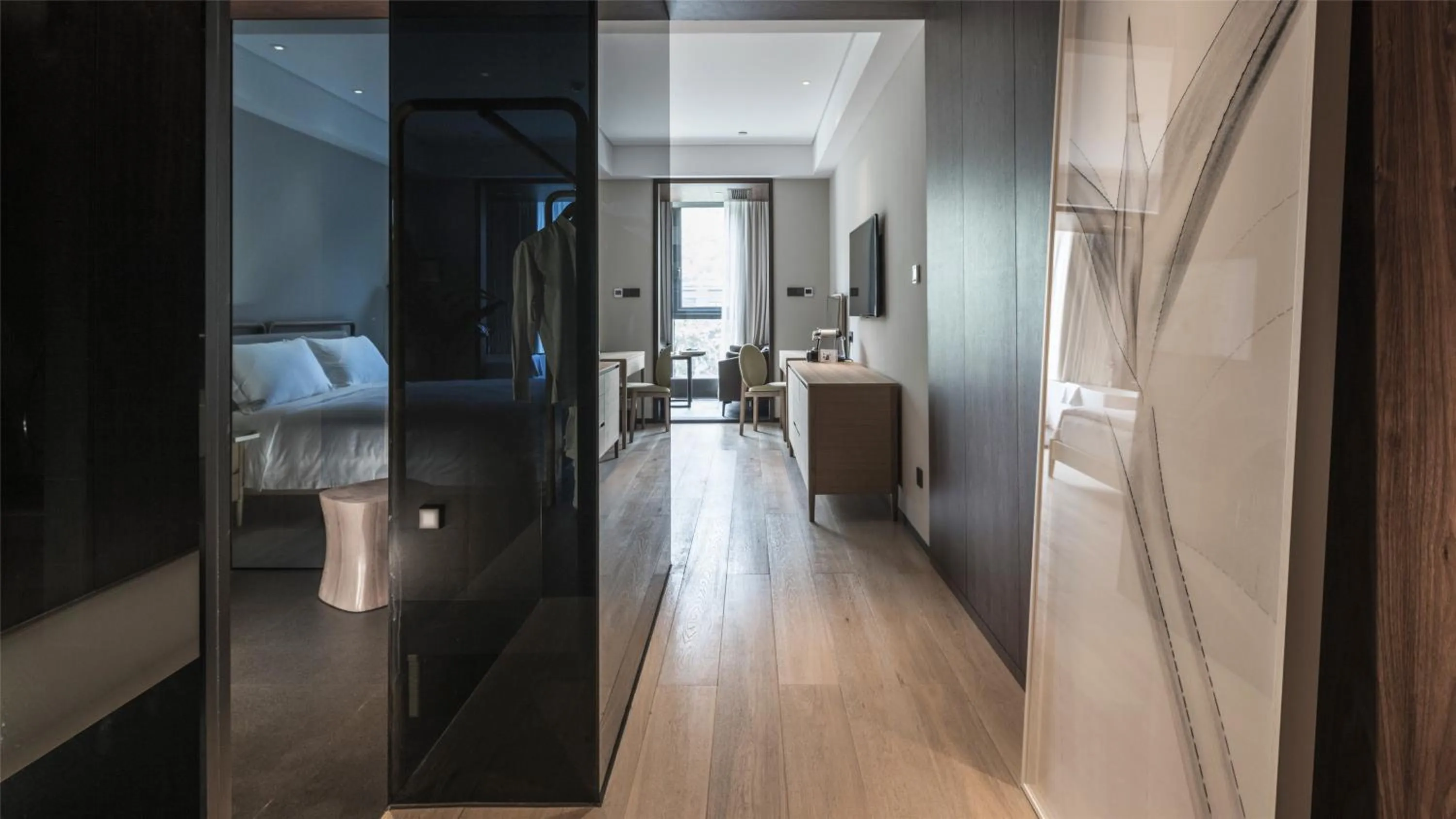 Decorative detail, Bed in The Nook Hotel Hangzhou - A design hotel, 20 mins to West Lake and Lingyin Temple