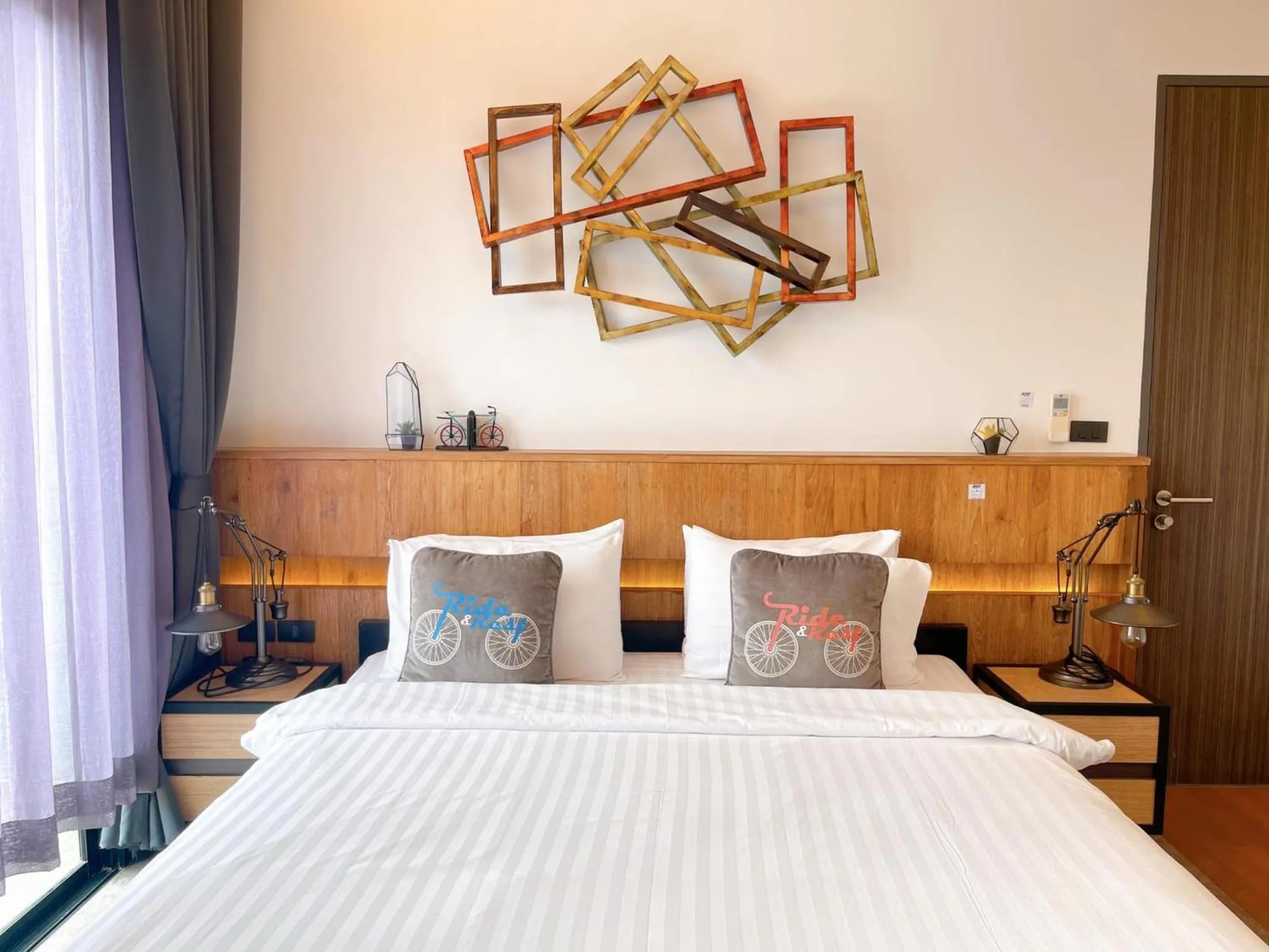 Bed in The VELO'S Hotel and Pumptrack