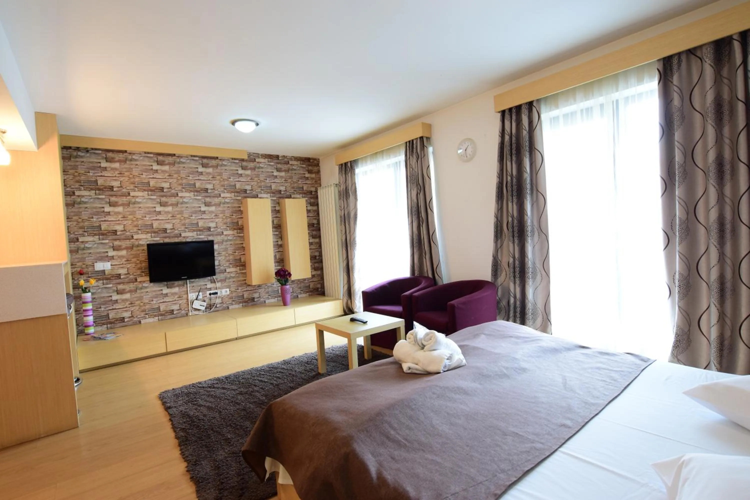 Bed in Decebal Residence Apartments