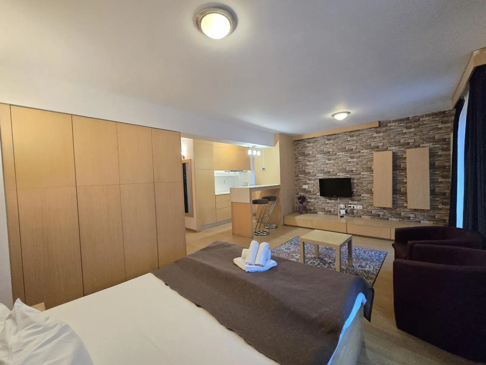 Bed in Decebal Residence Apartments