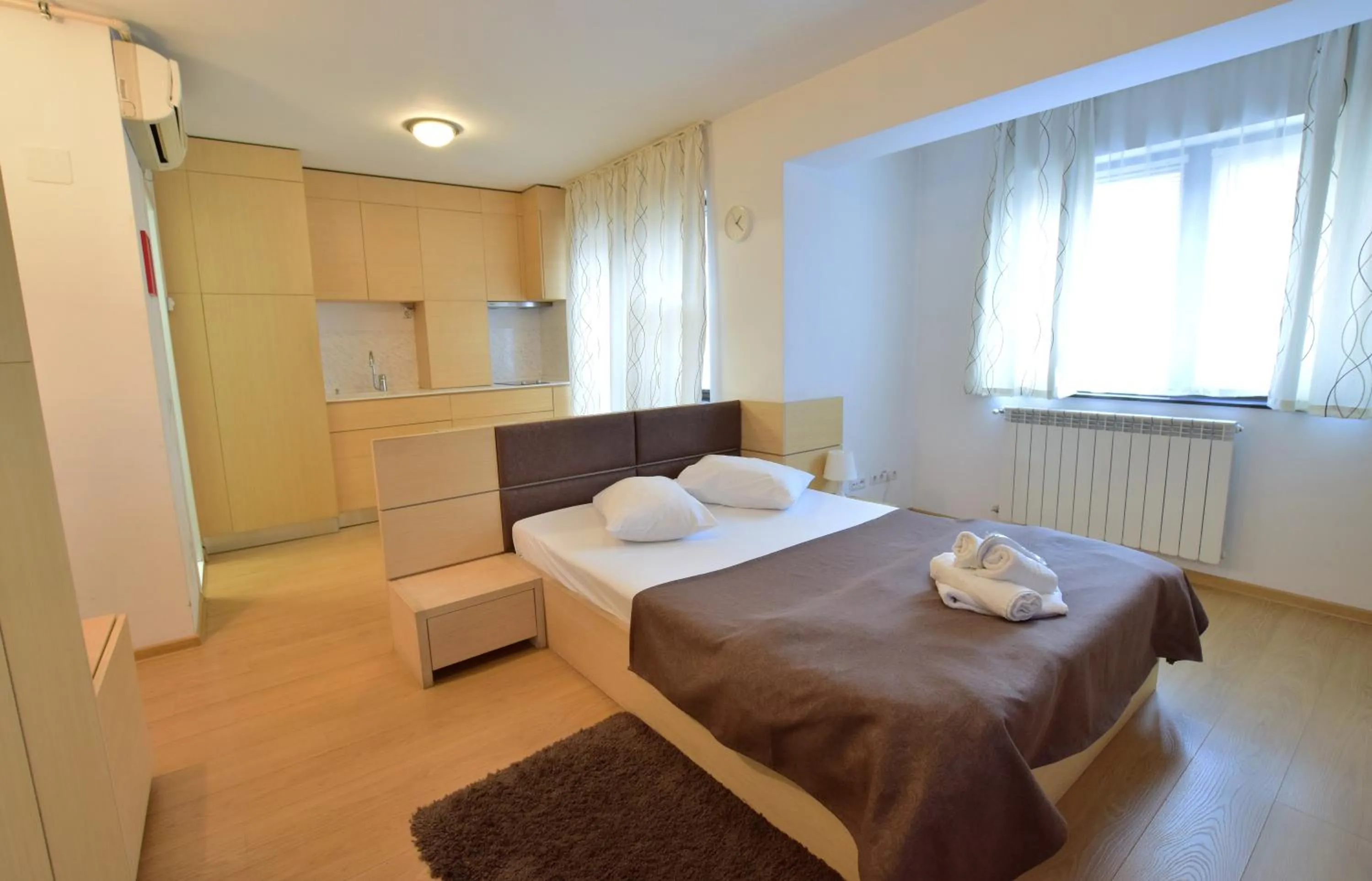 Bed in Decebal Residence Apartments