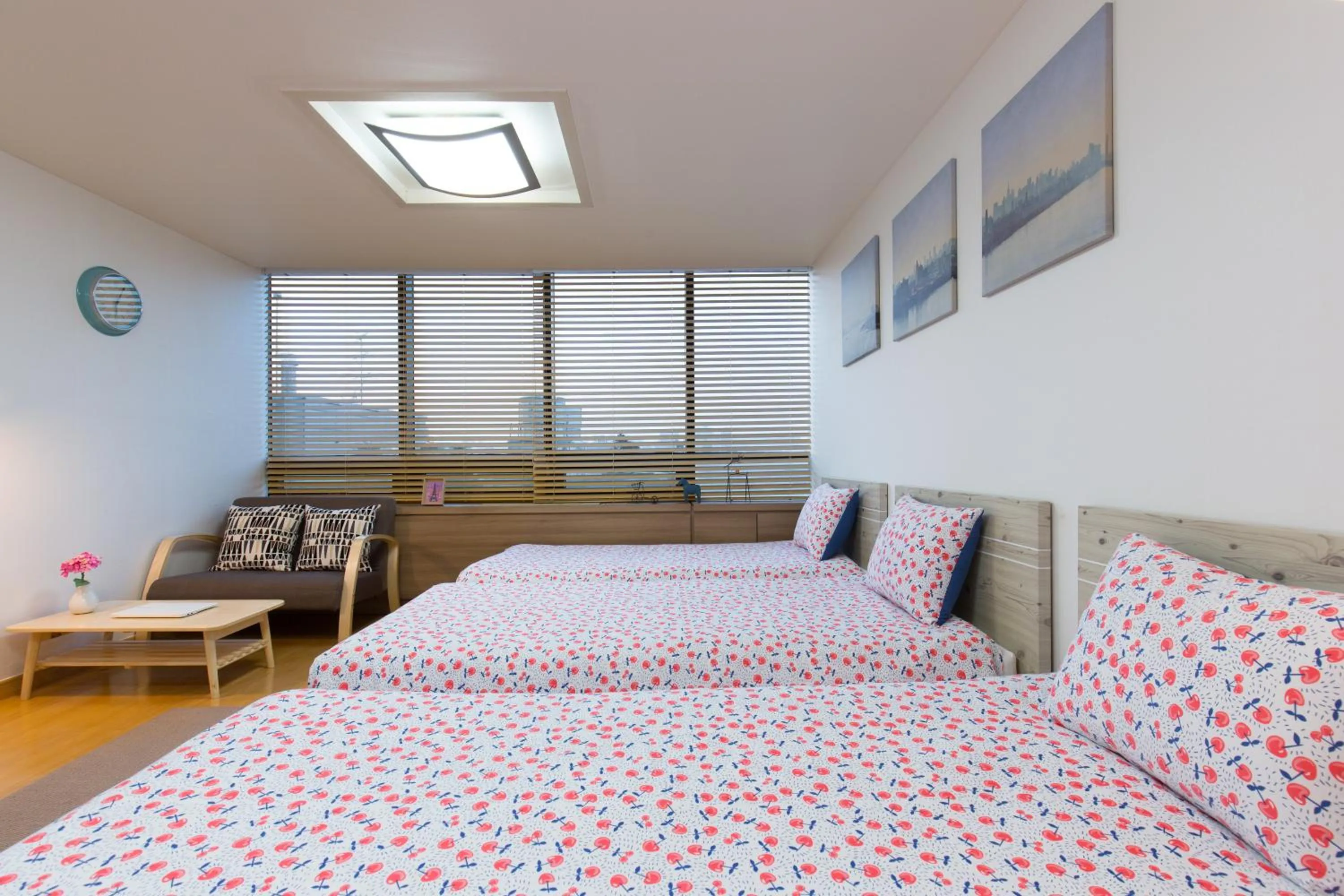 Bed in Sam Stay Hongdae