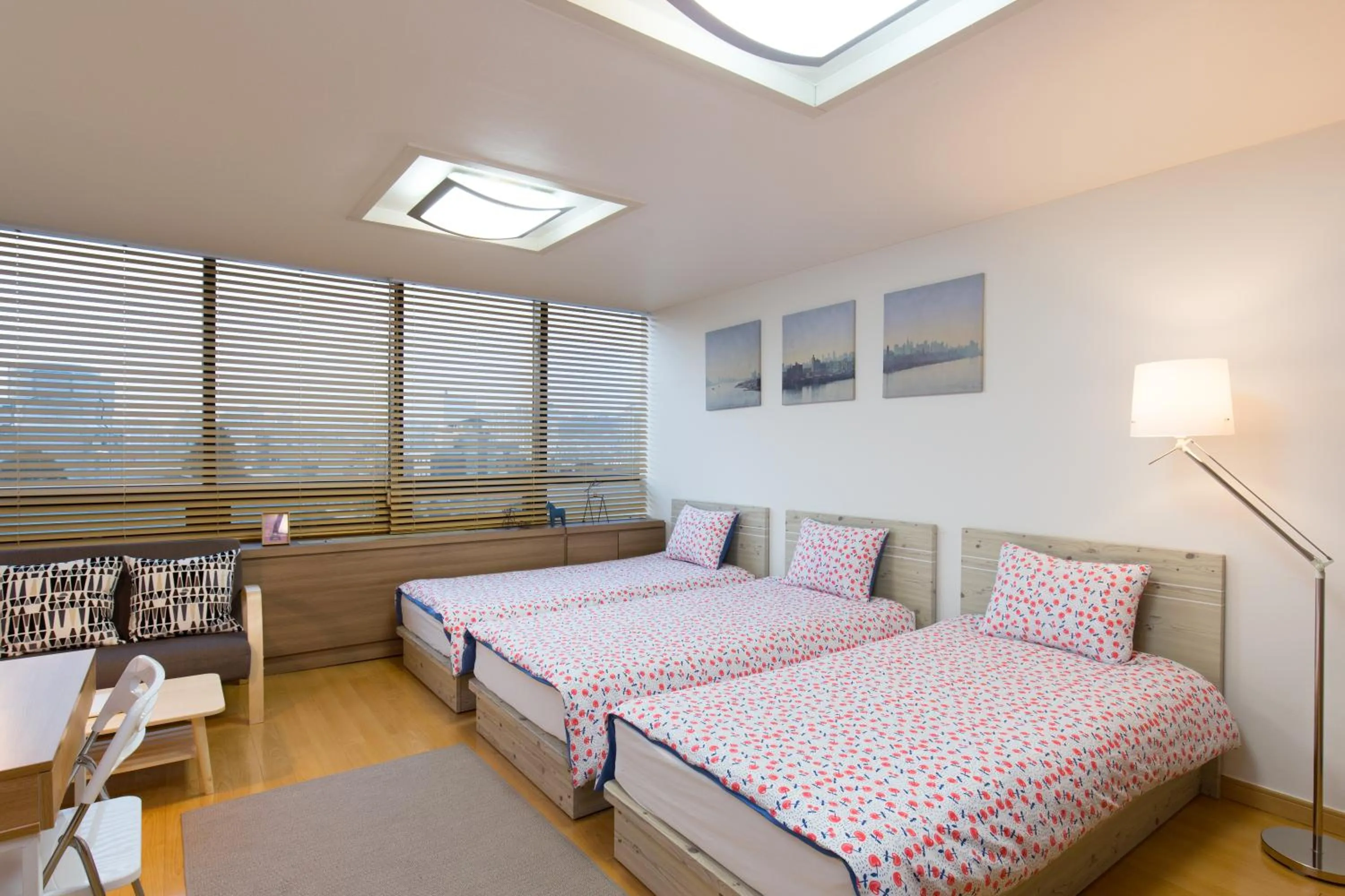 Bed in Sam Stay Hongdae