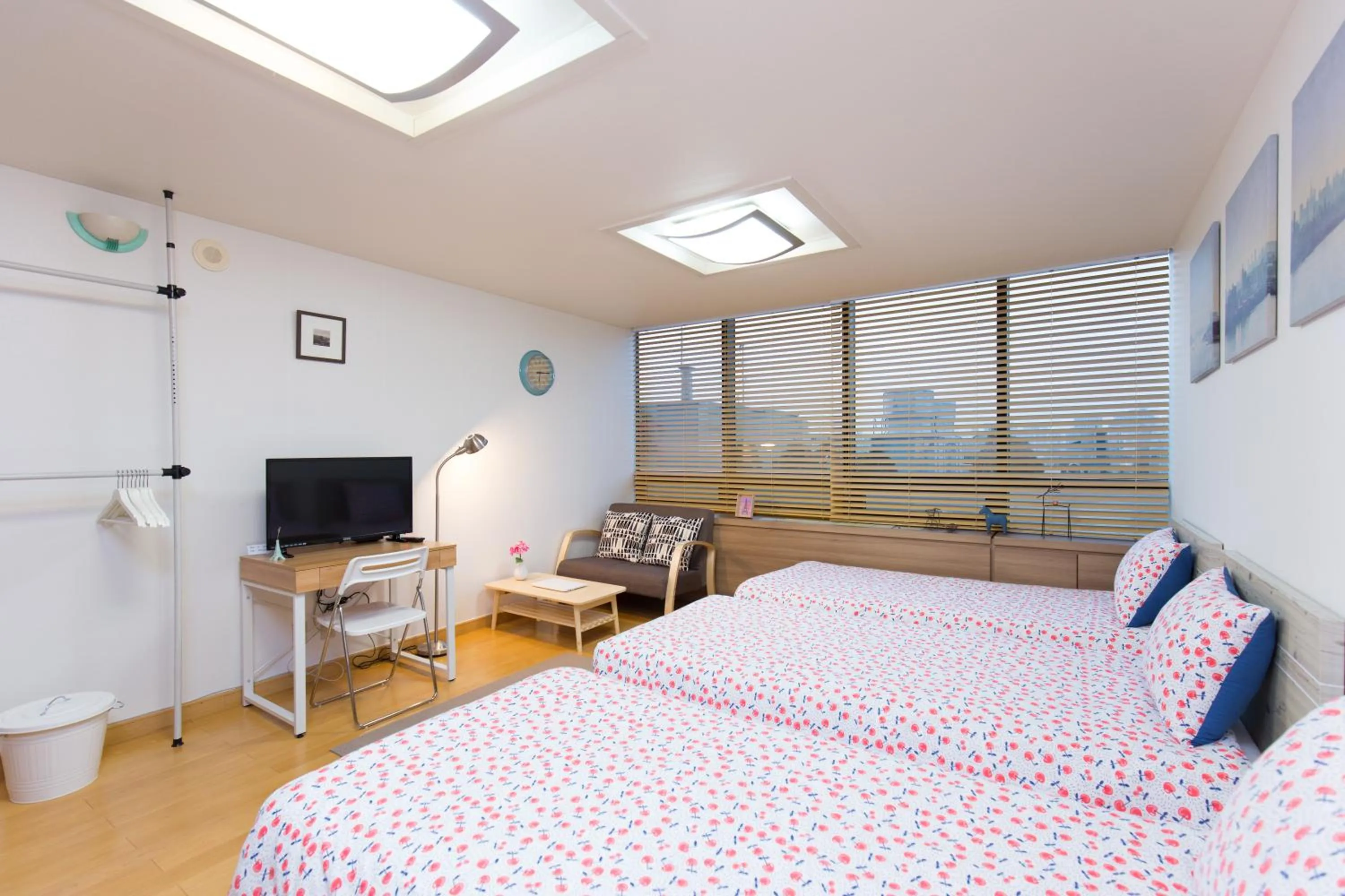 Bed in Sam Stay Hongdae