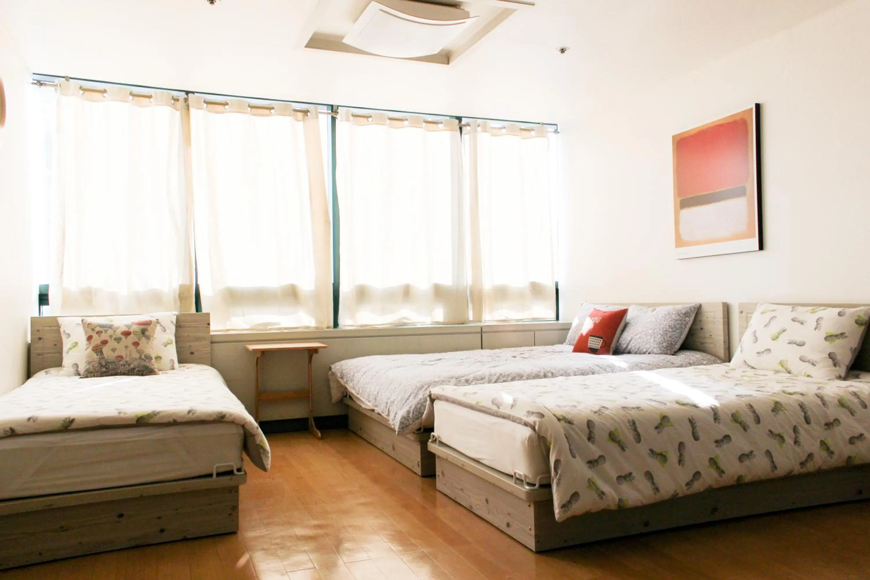 Bed in Sam Stay Hongdae