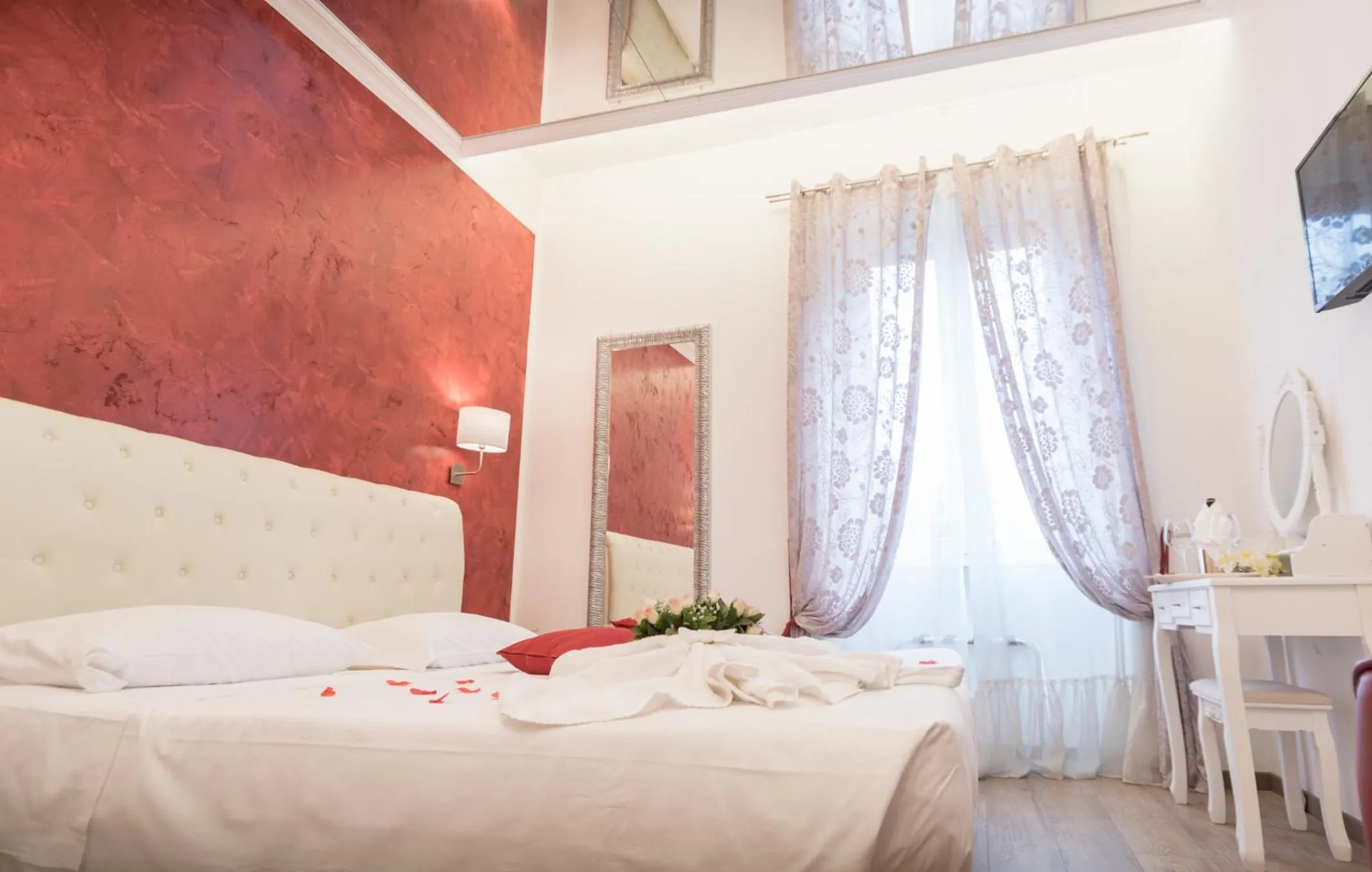 Bed in Your Vatican Suite