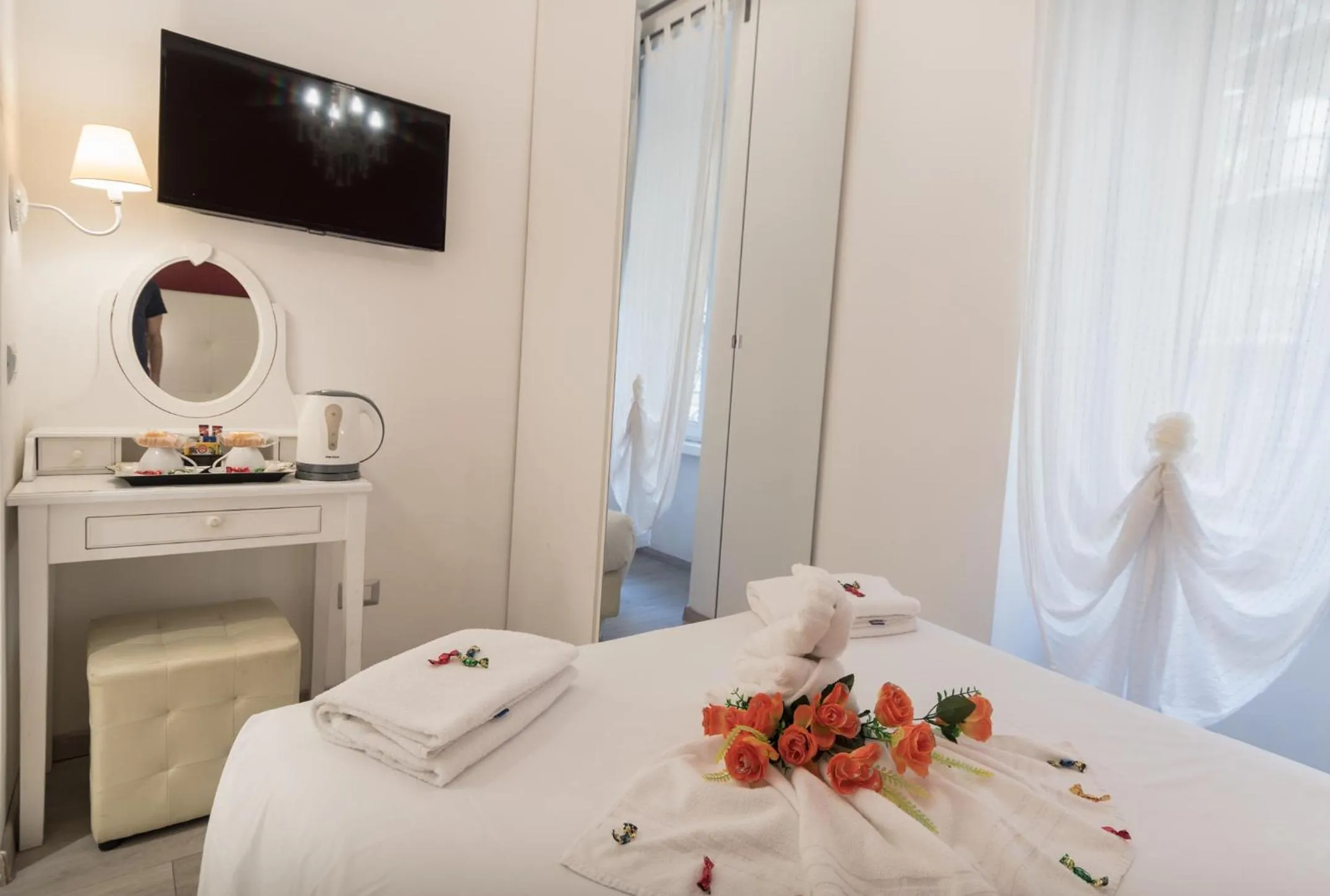 Bed in Your Vatican Suite