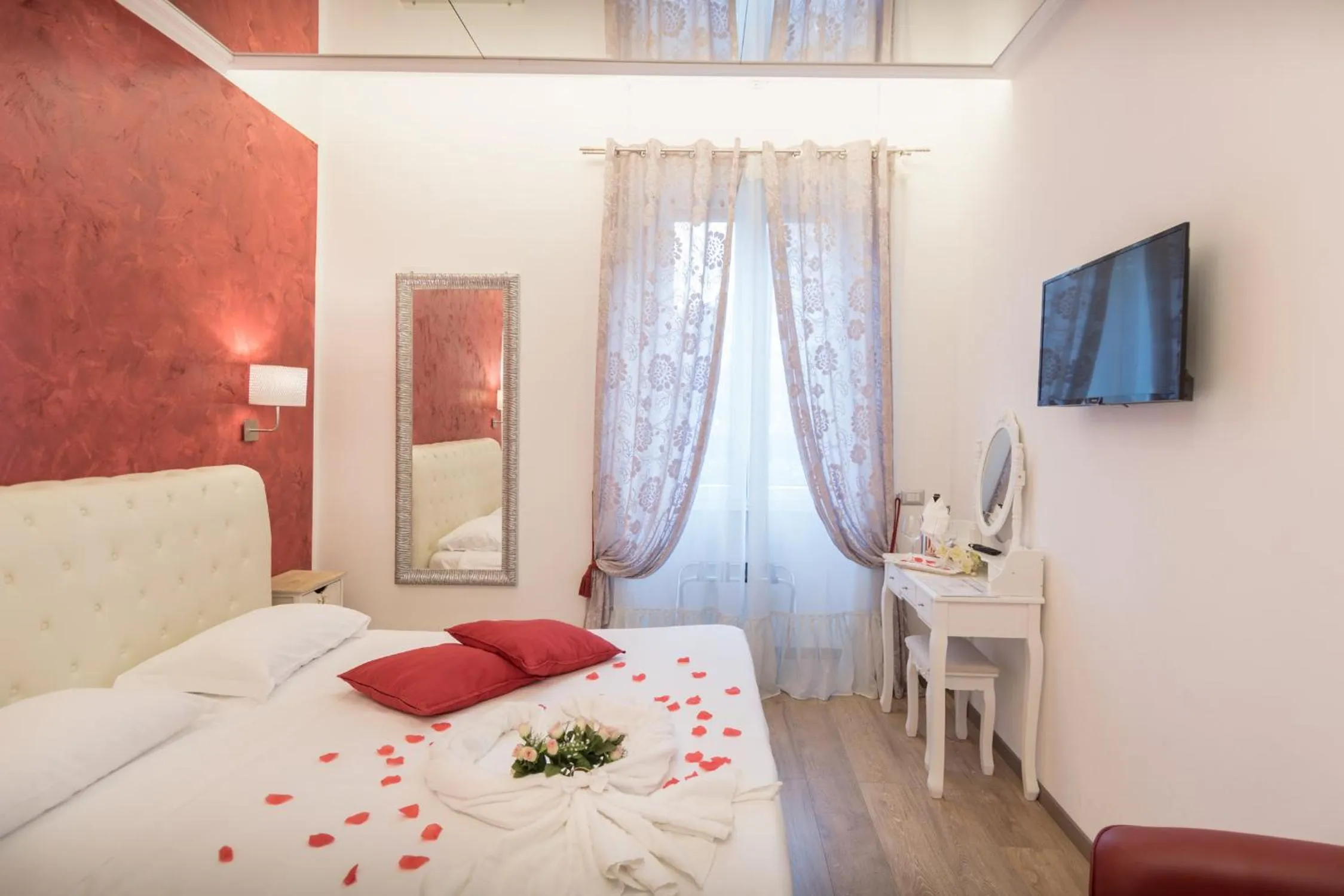 Bed in Your Vatican Suite