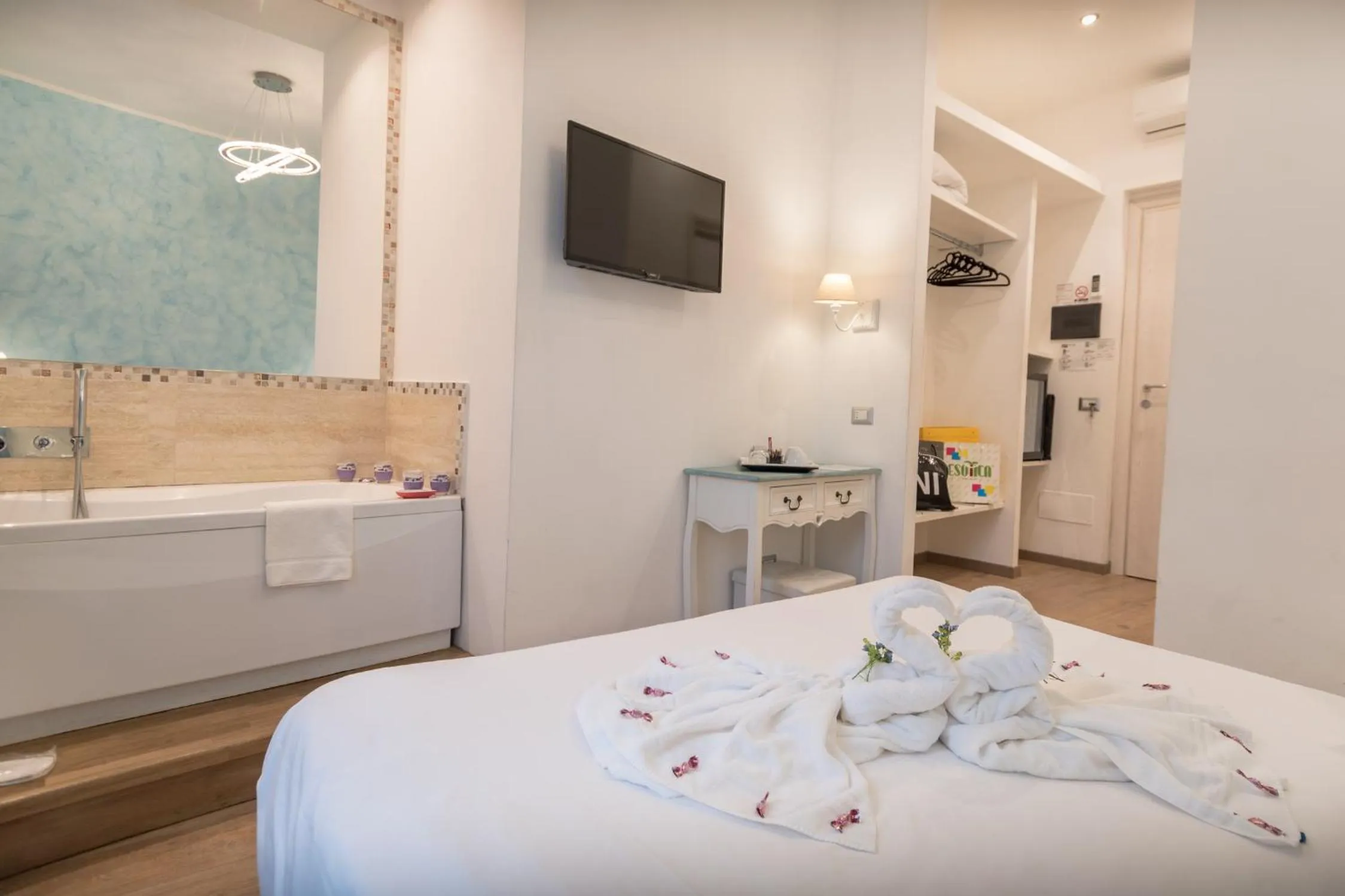 Bed in Your Vatican Suite