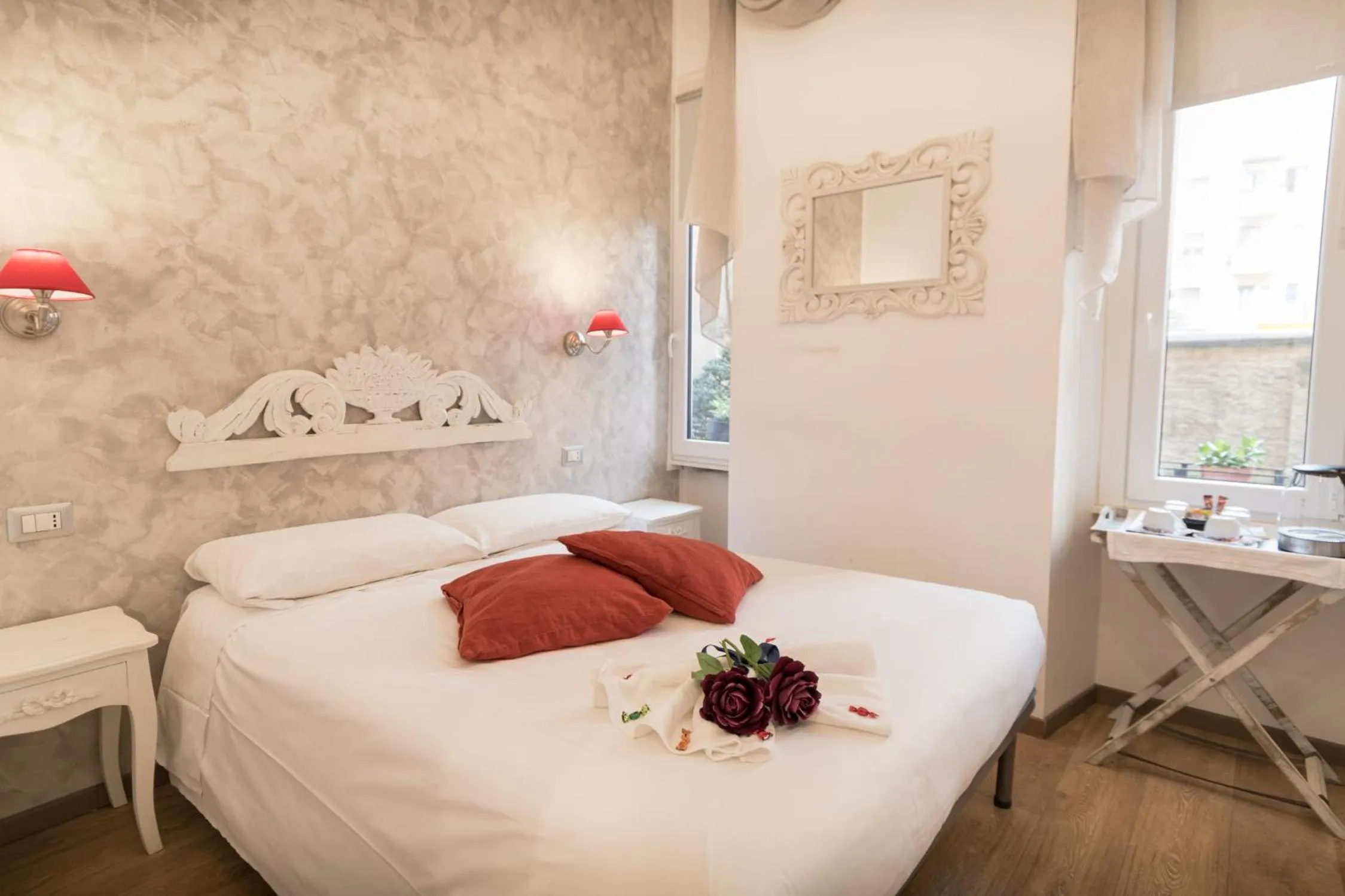 Bed in Your Vatican Suite