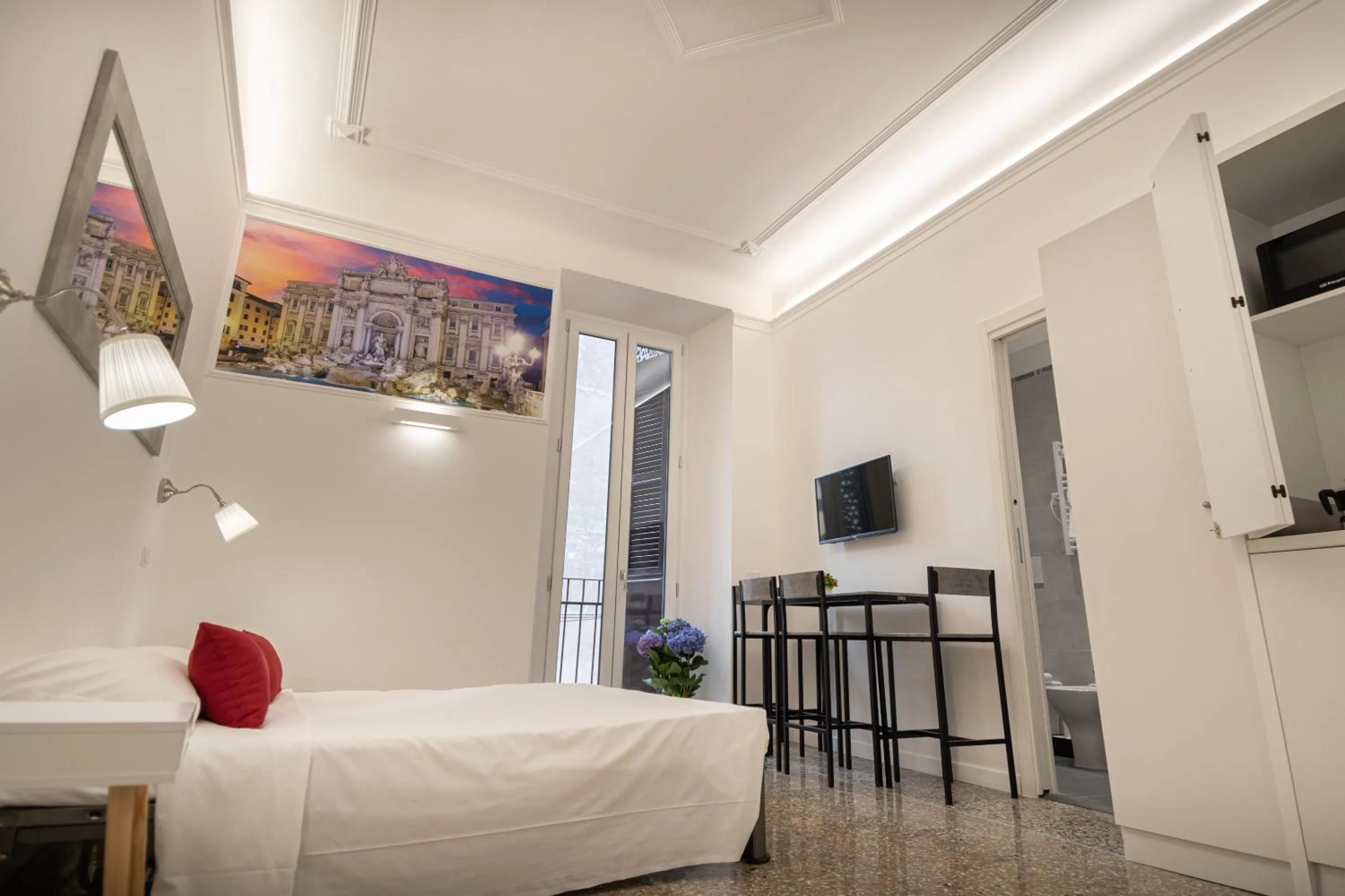 Bed in Your Vatican Suite