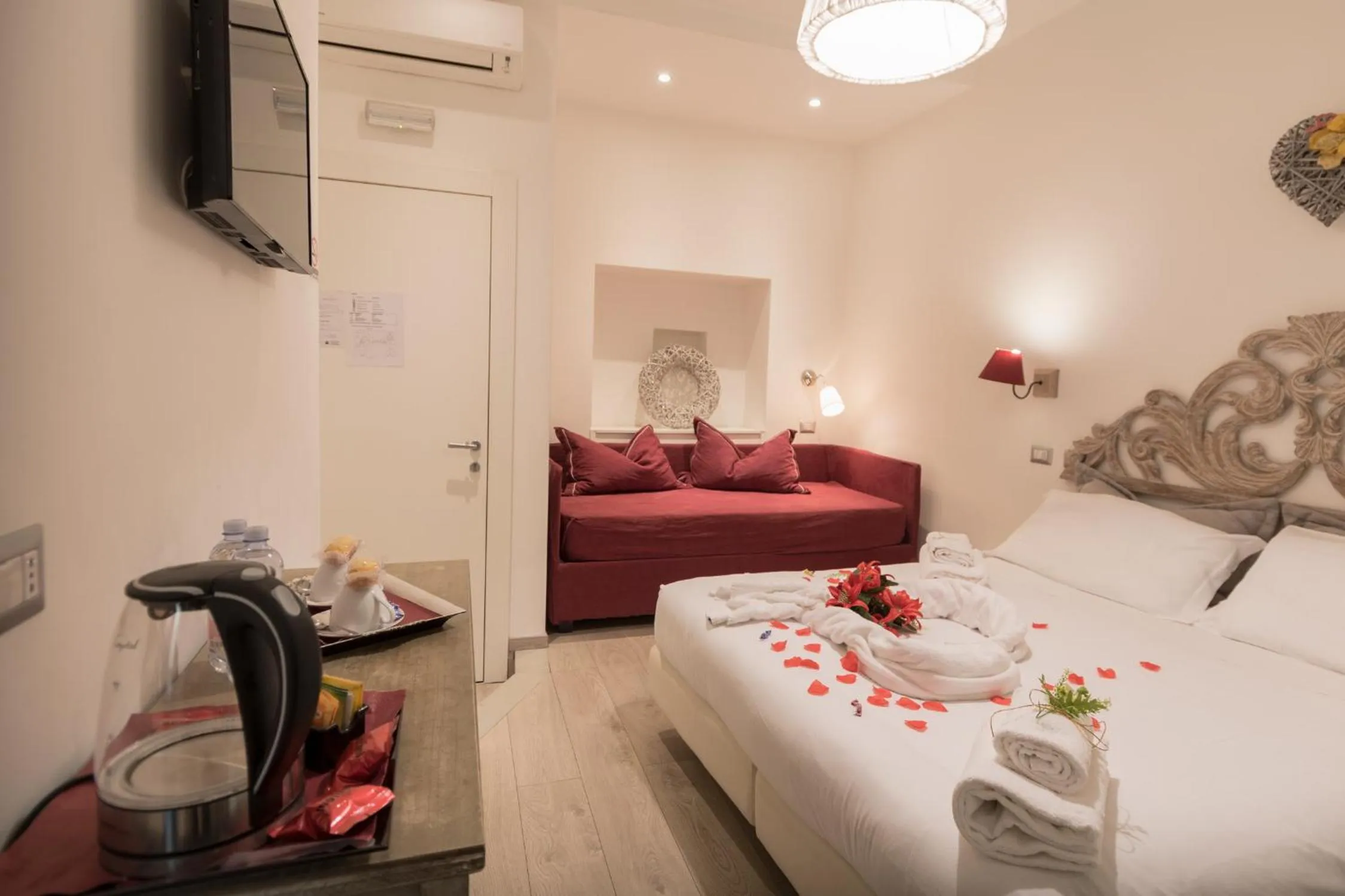 Bed in Your Vatican Suite