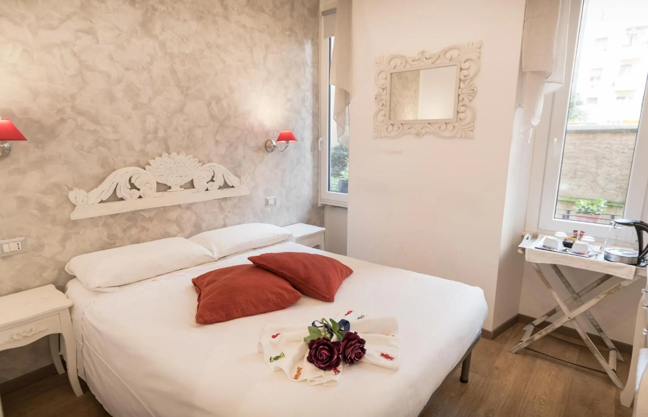 Bed in Your Vatican Suite