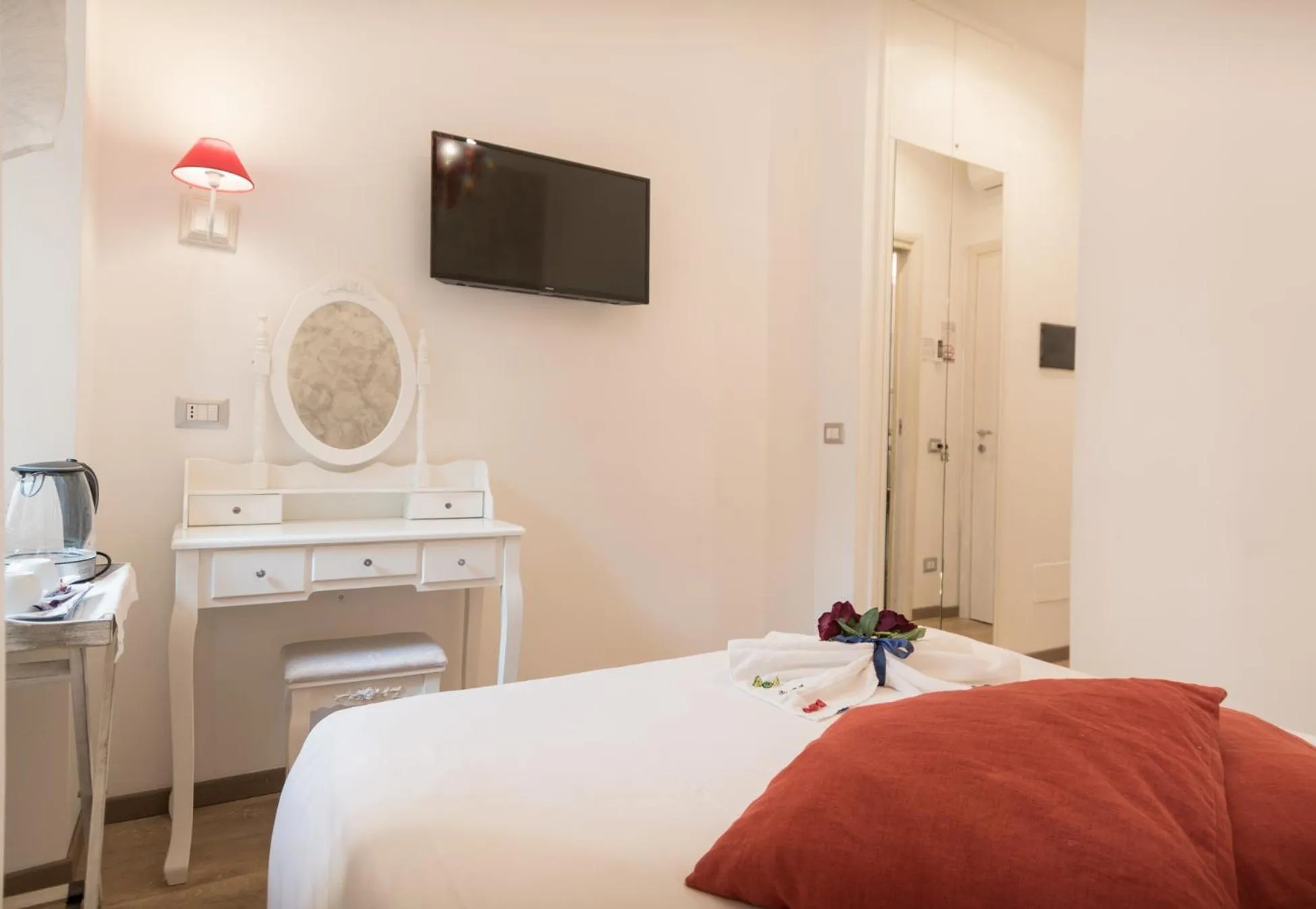 Bed in Your Vatican Suite