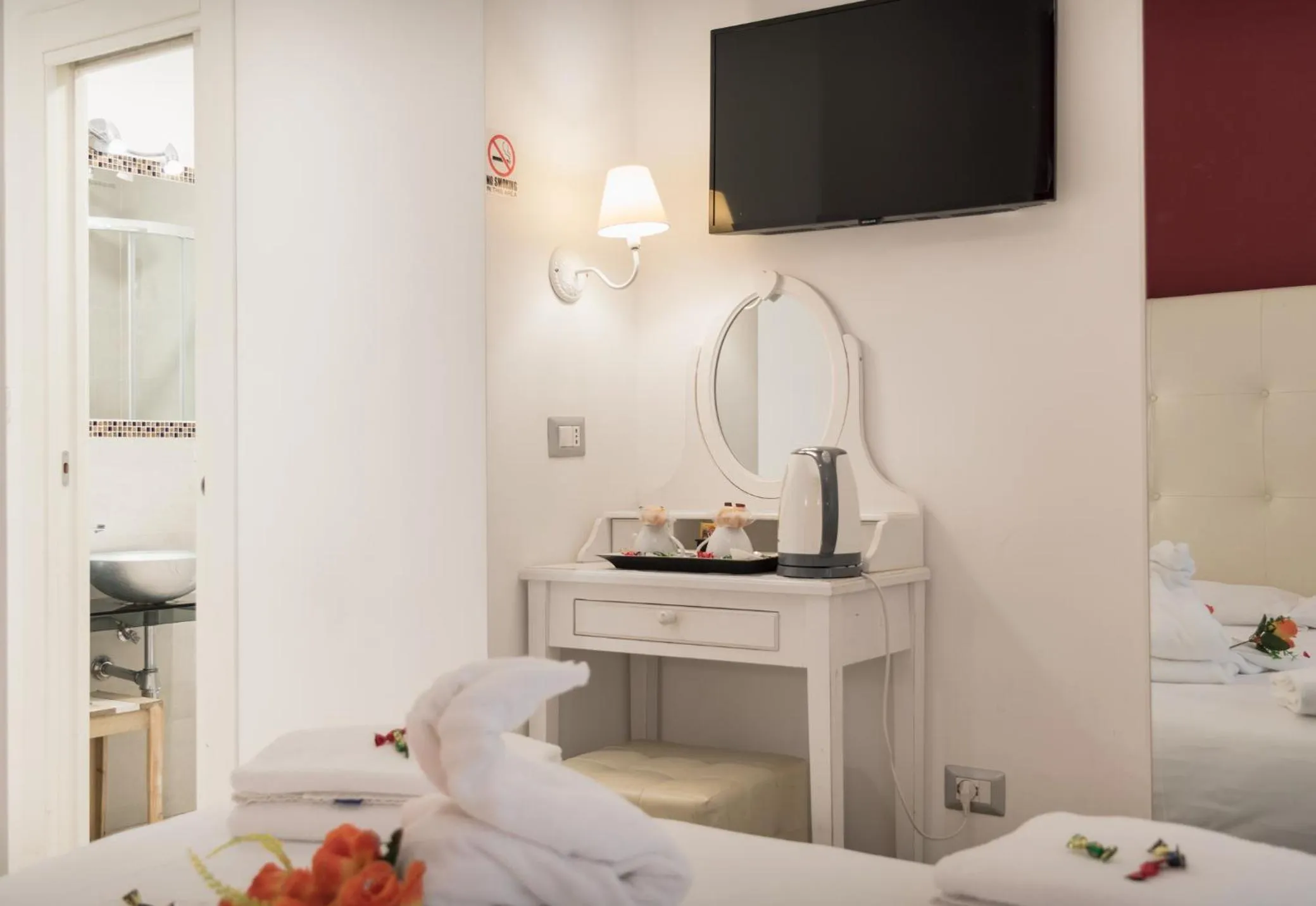 Bed in Your Vatican Suite