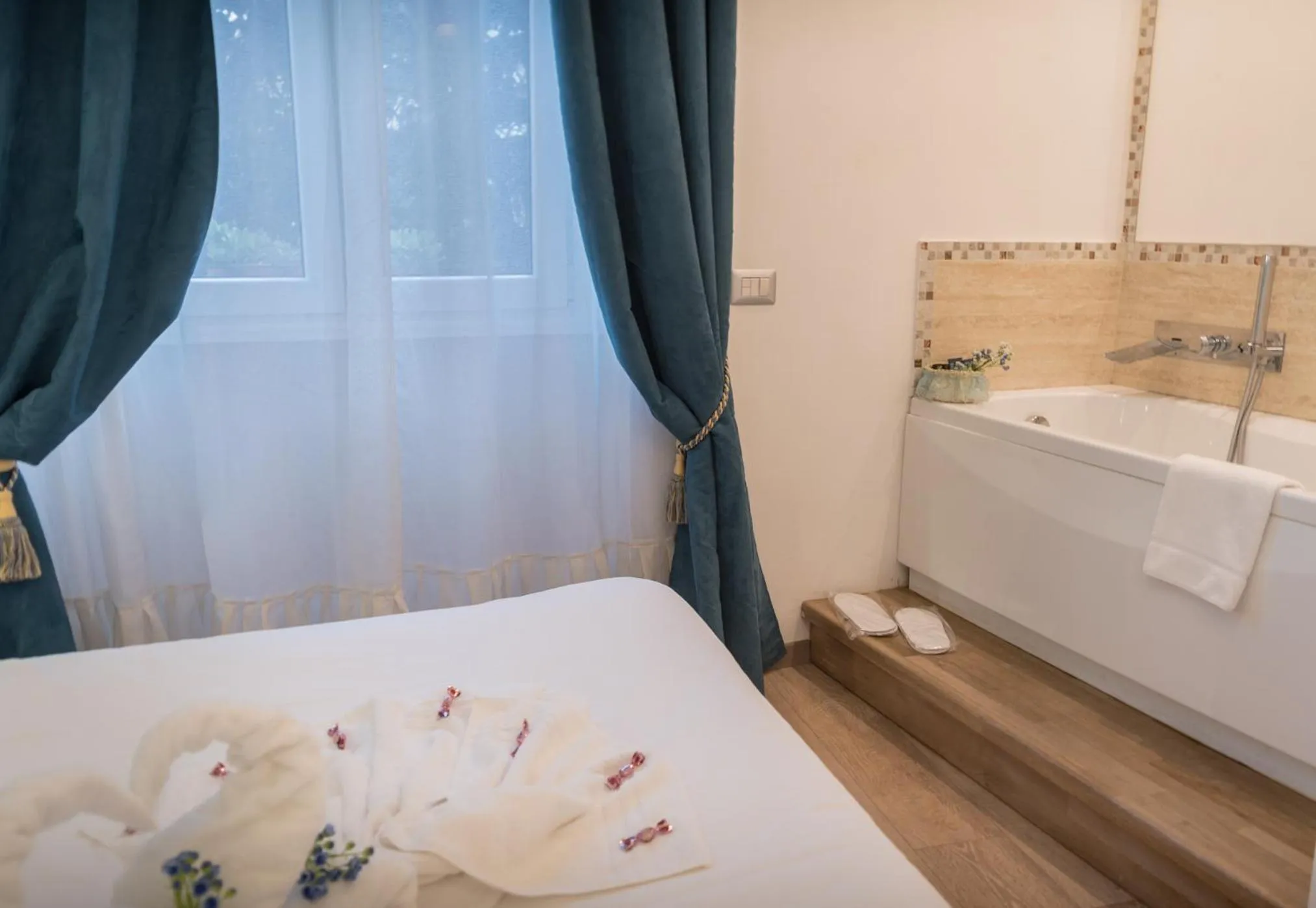 Bed in Your Vatican Suite