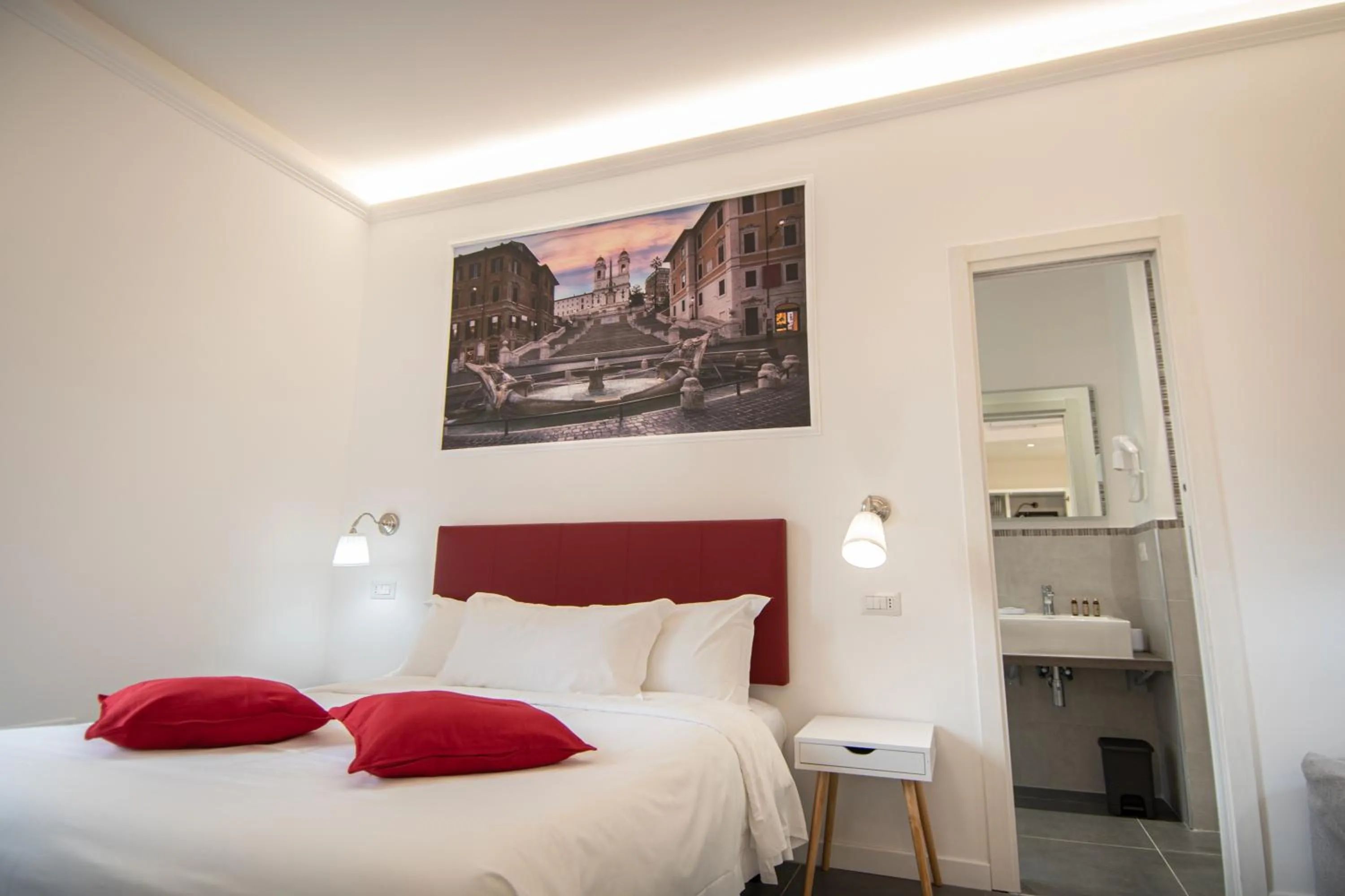 Bed in Your Vatican Suite