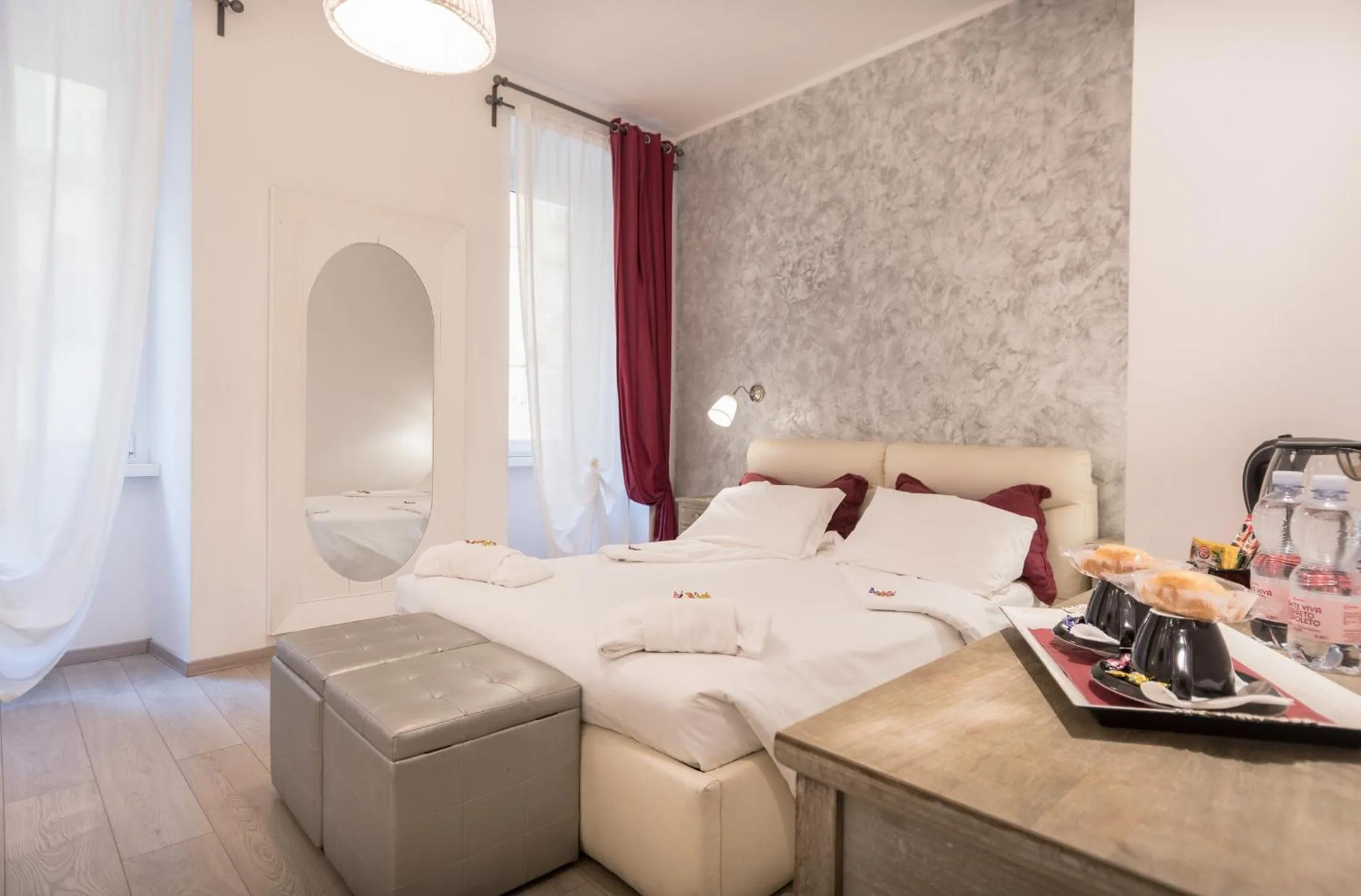 Bed in Your Vatican Suite