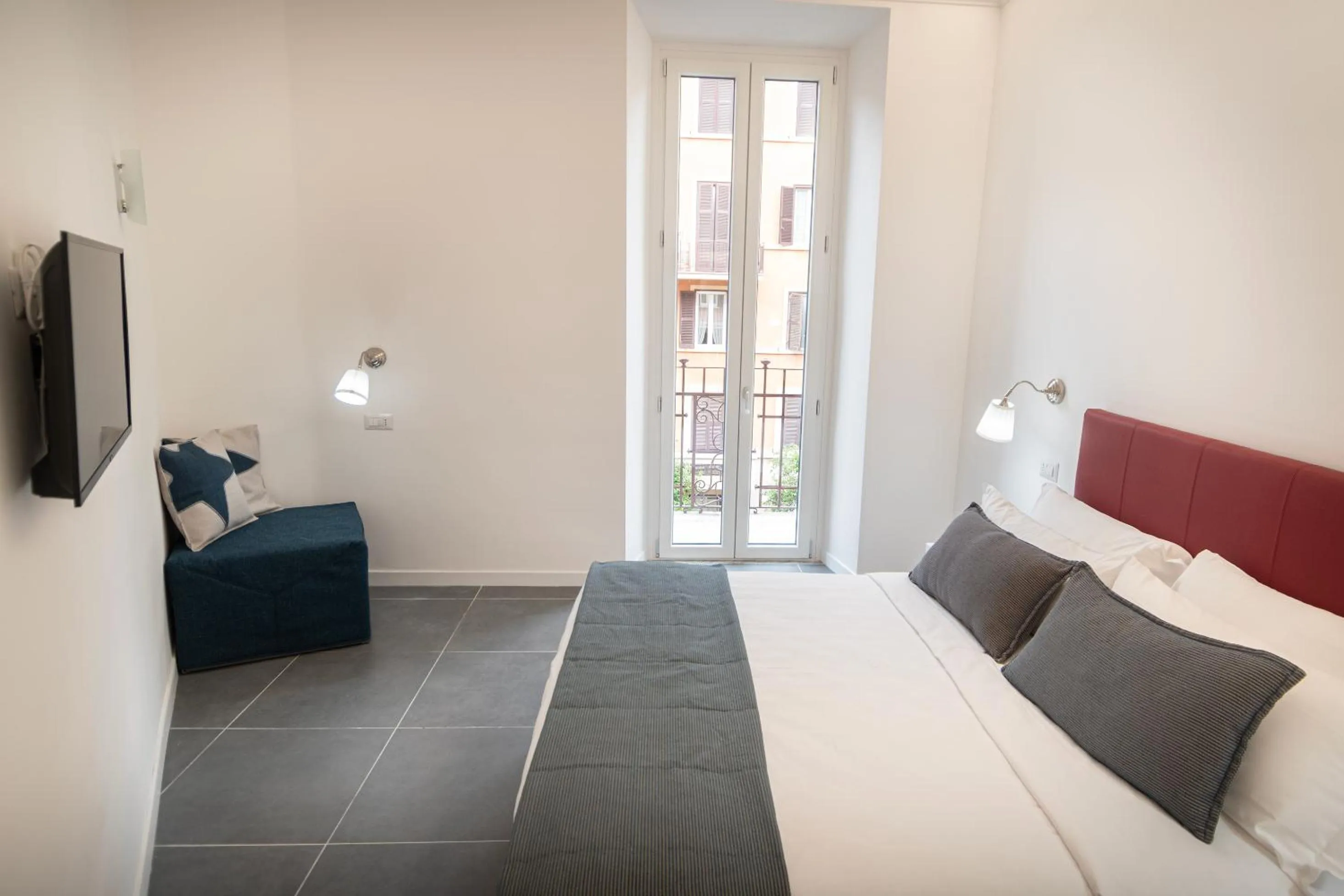 Bed in Your Vatican Suite