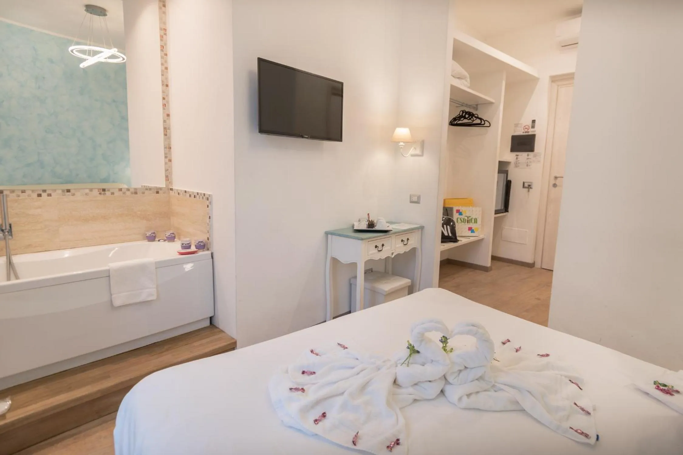 Bed in Your Vatican Suite