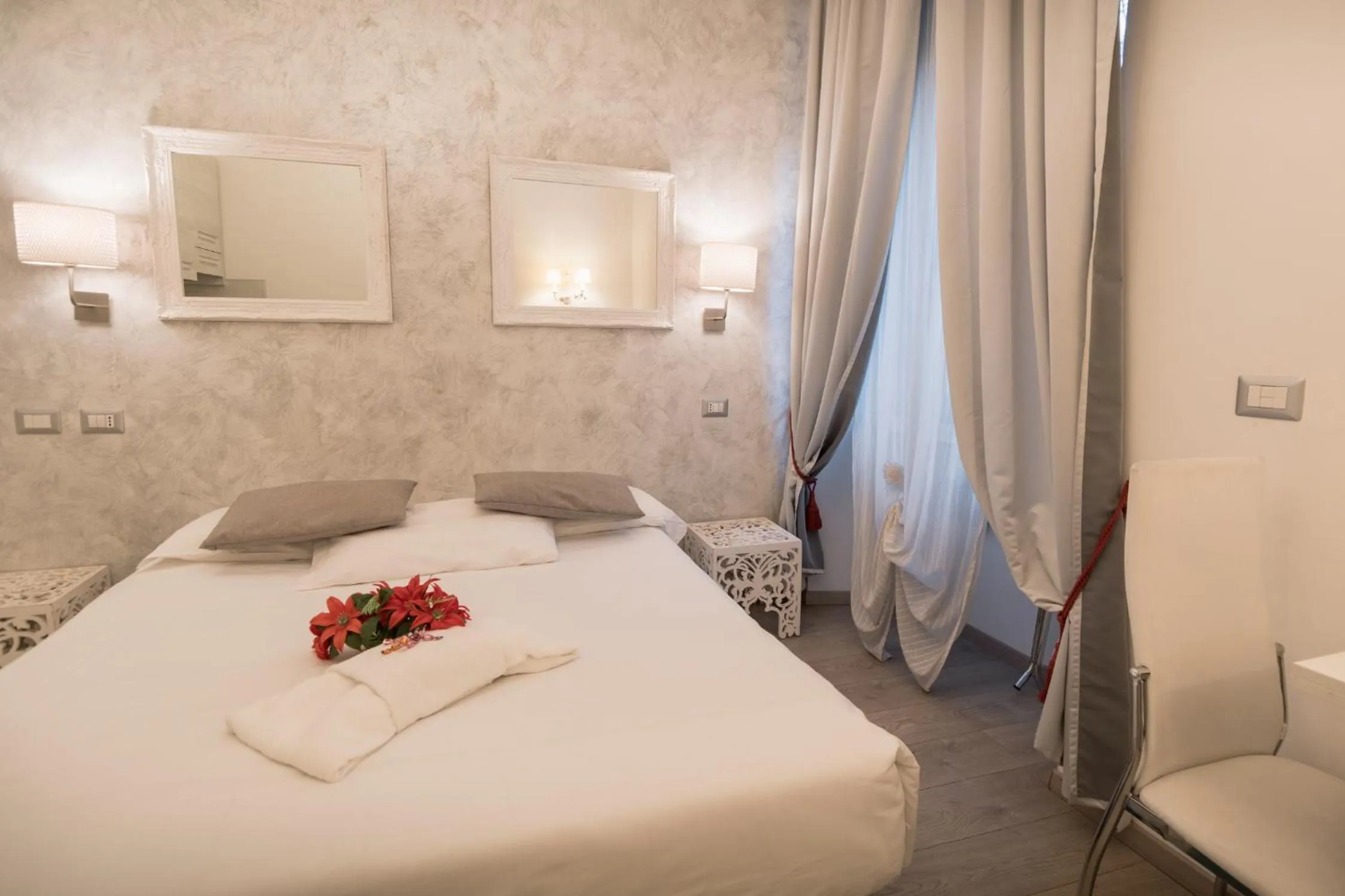 Bed in Your Vatican Suite