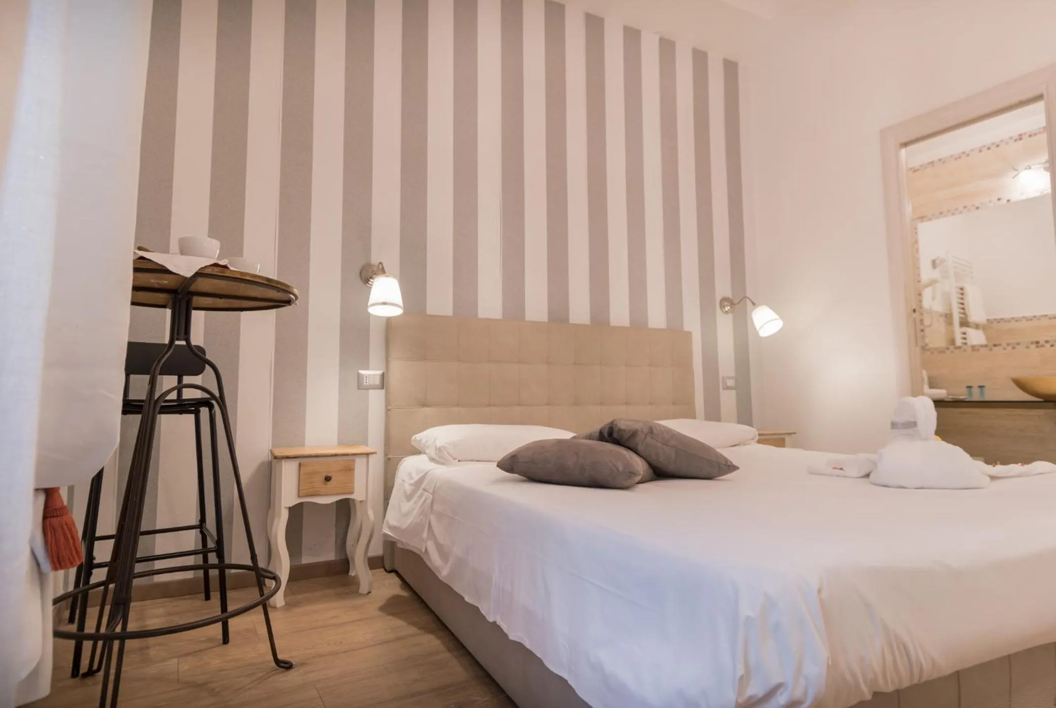 Bed in Your Vatican Suite