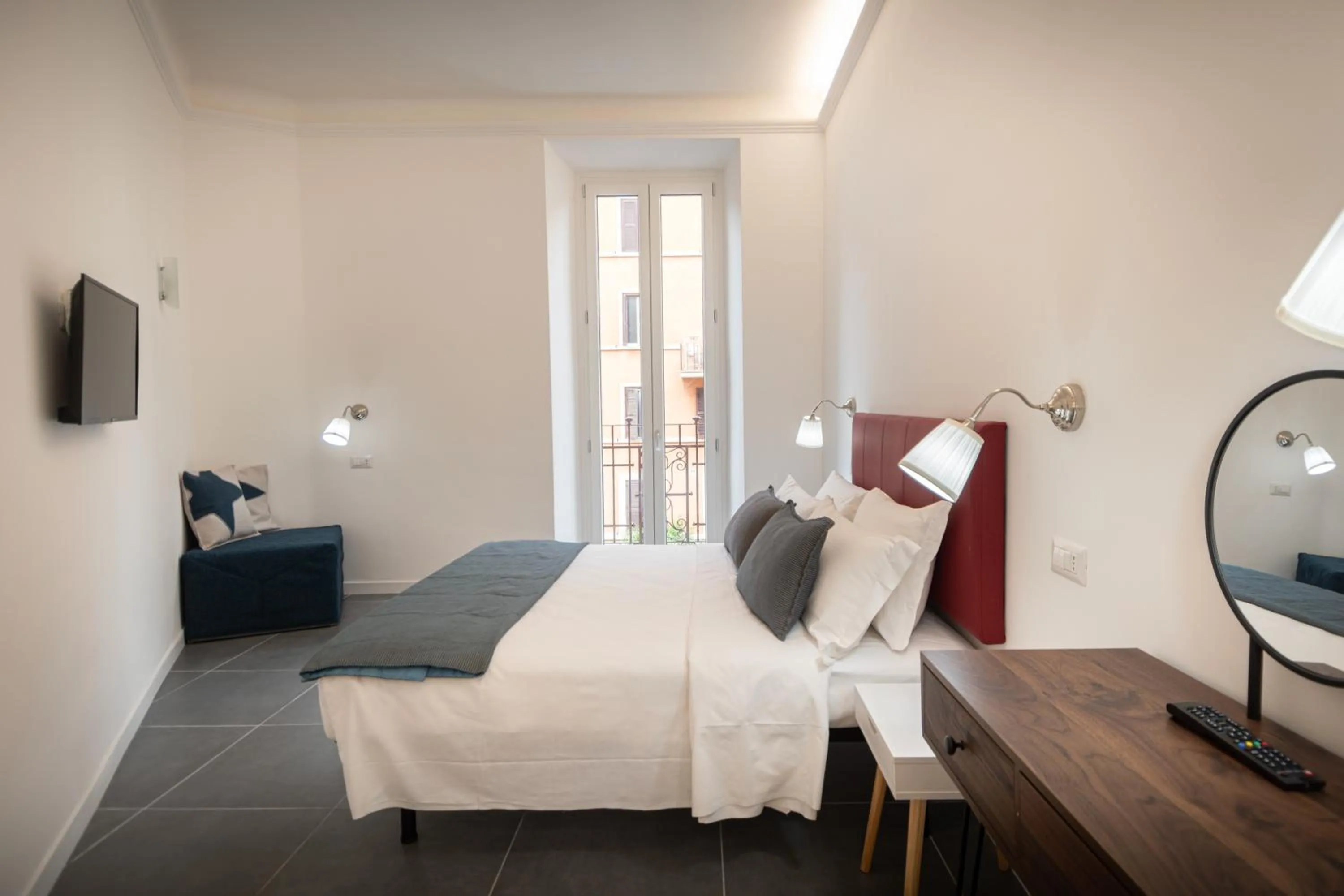 Bed in Your Vatican Suite