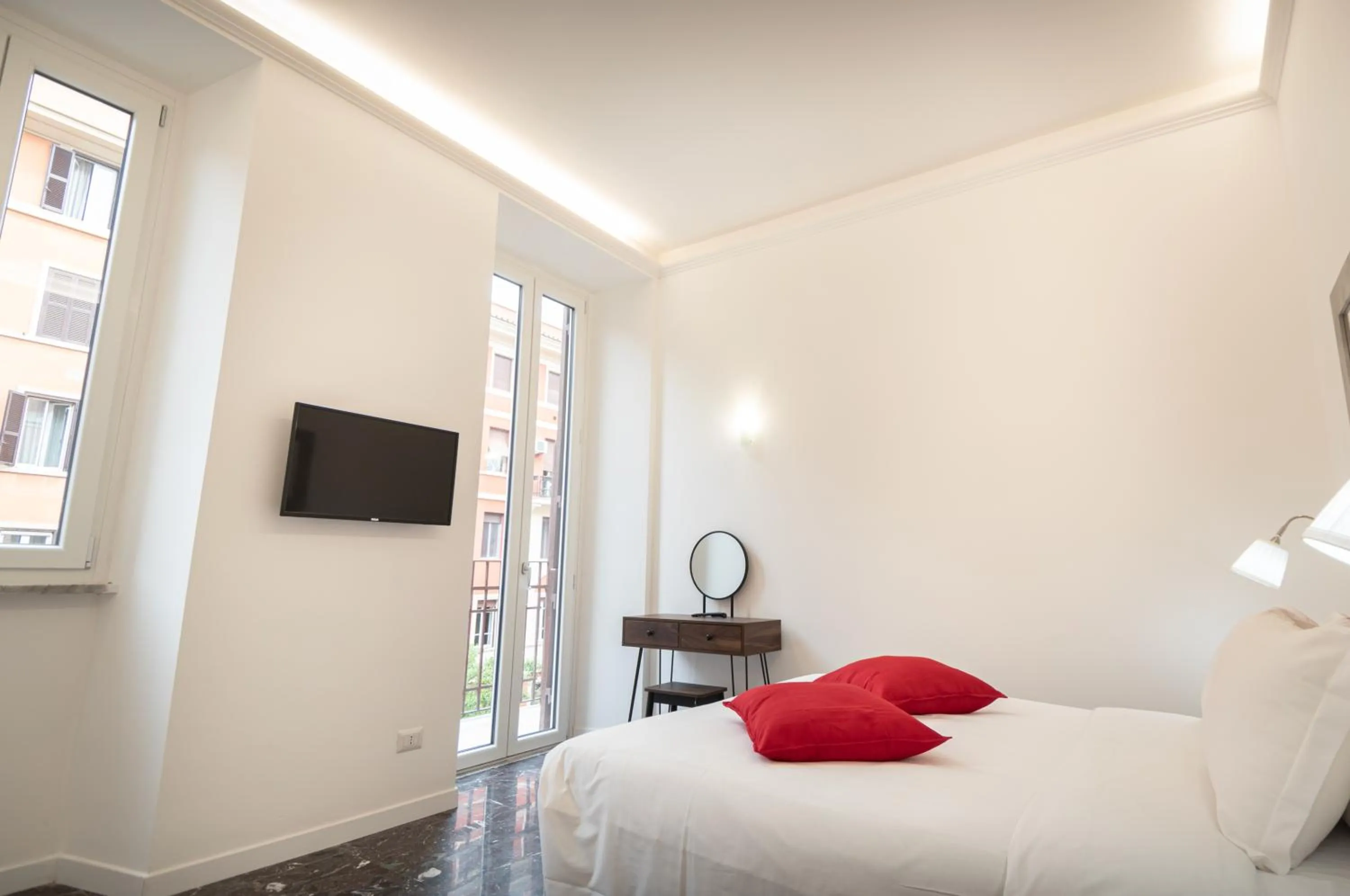 Bed in Your Vatican Suite