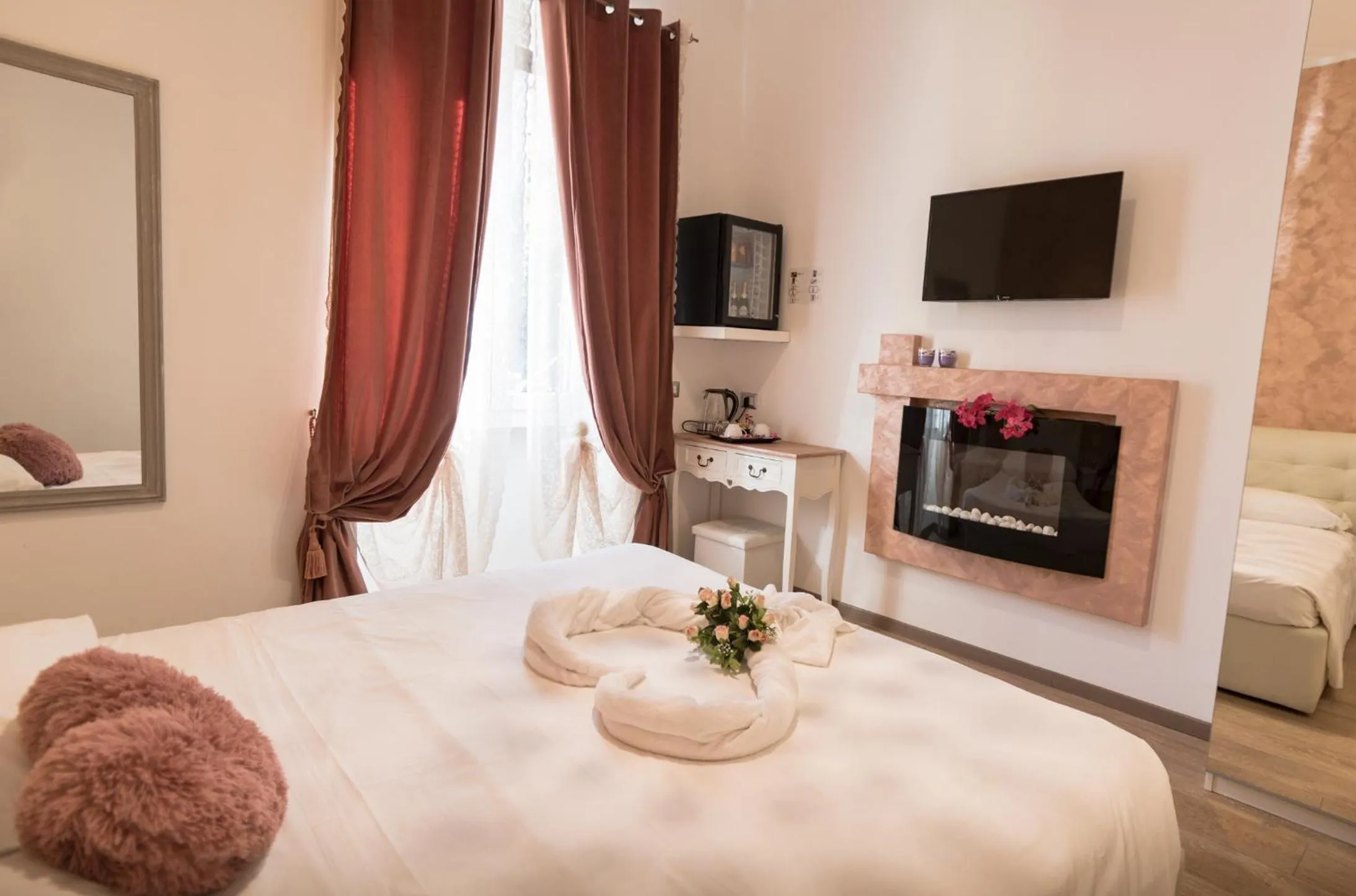 Bed in Your Vatican Suite