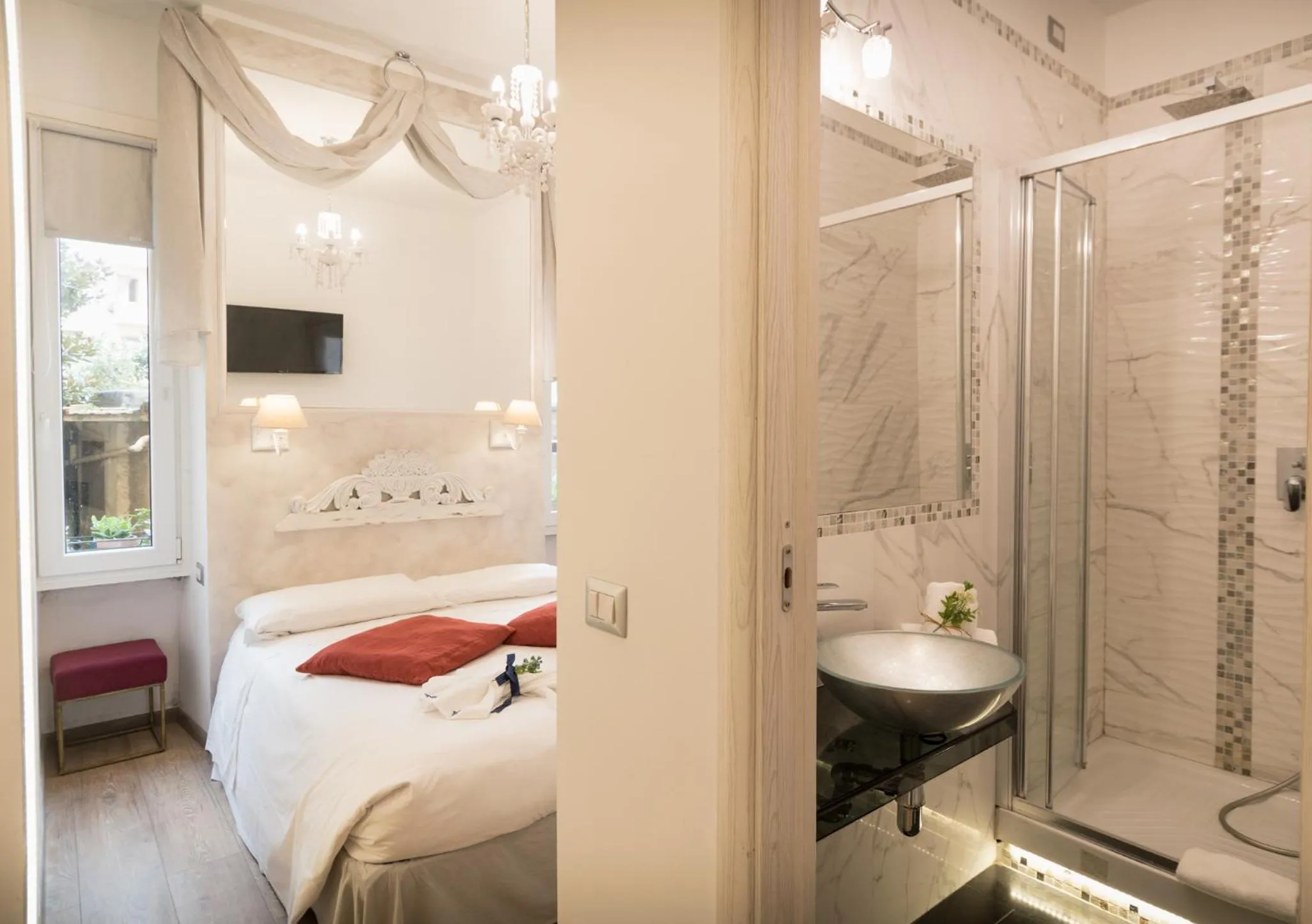 Bed in Your Vatican Suite