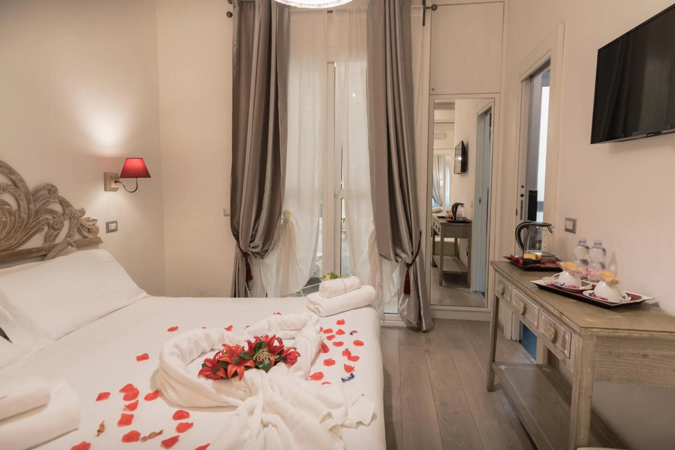 Bed in Your Vatican Suite