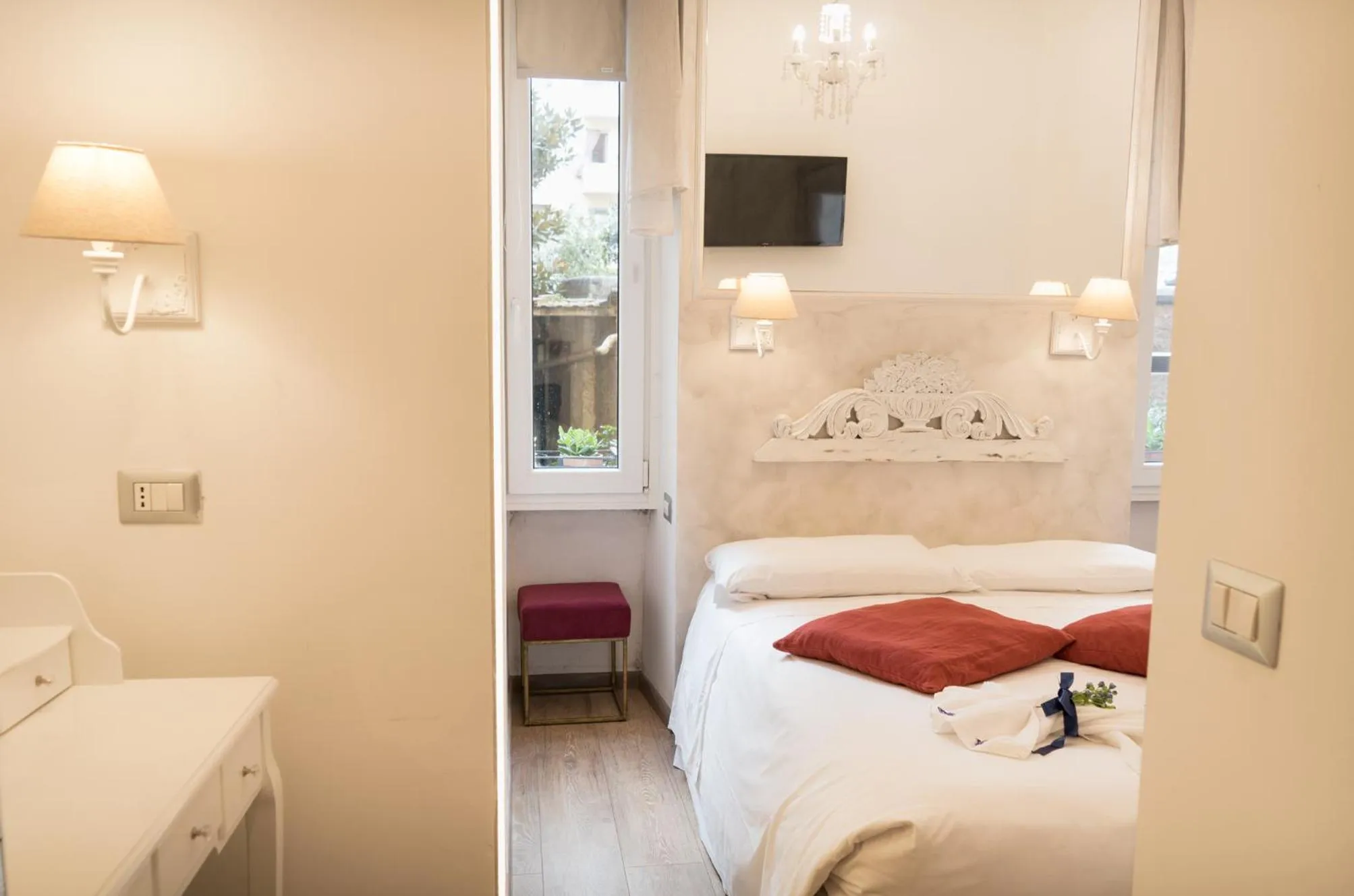 Bed in Your Vatican Suite