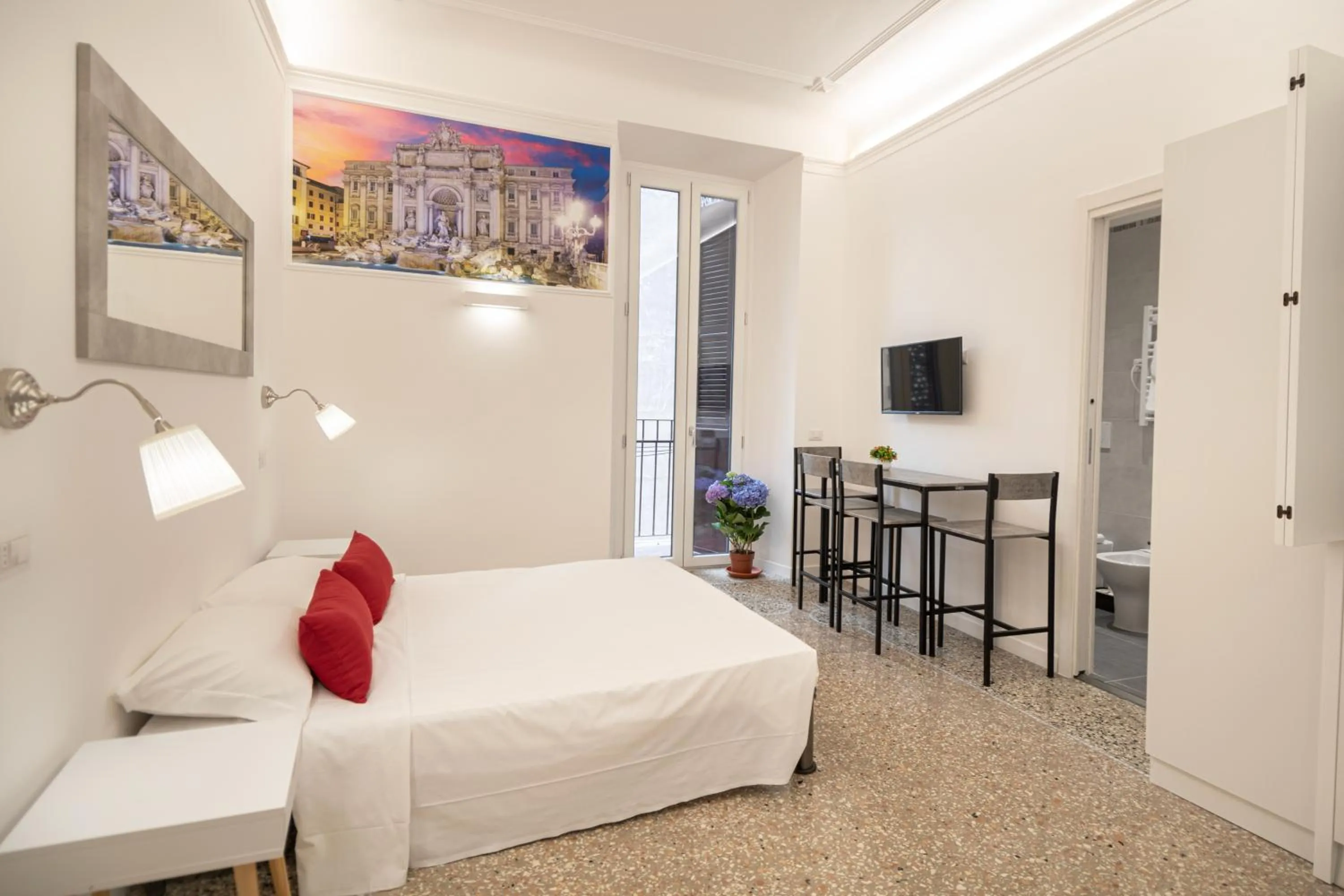 Bed in Your Vatican Suite