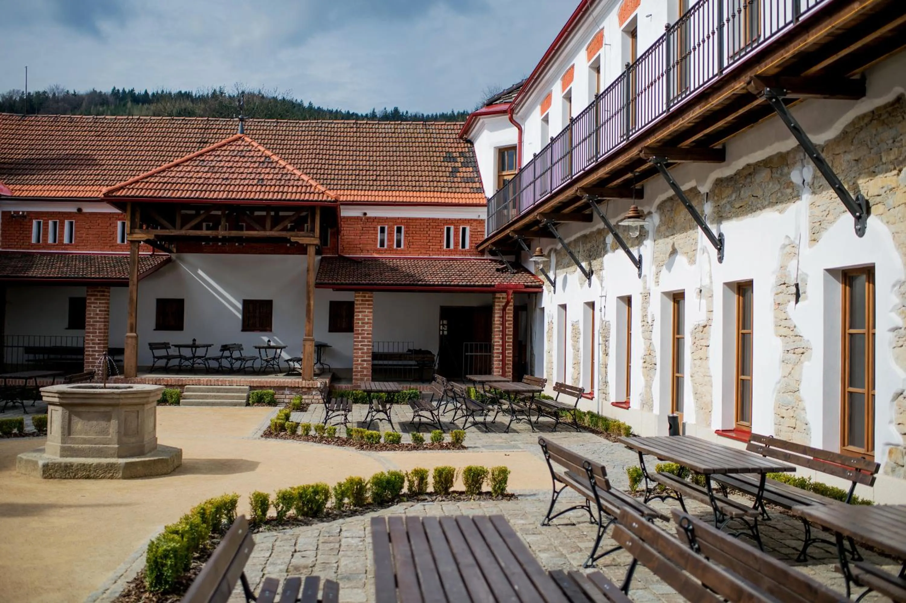 Balcony/Terrace in Hotel Na Zámečku
